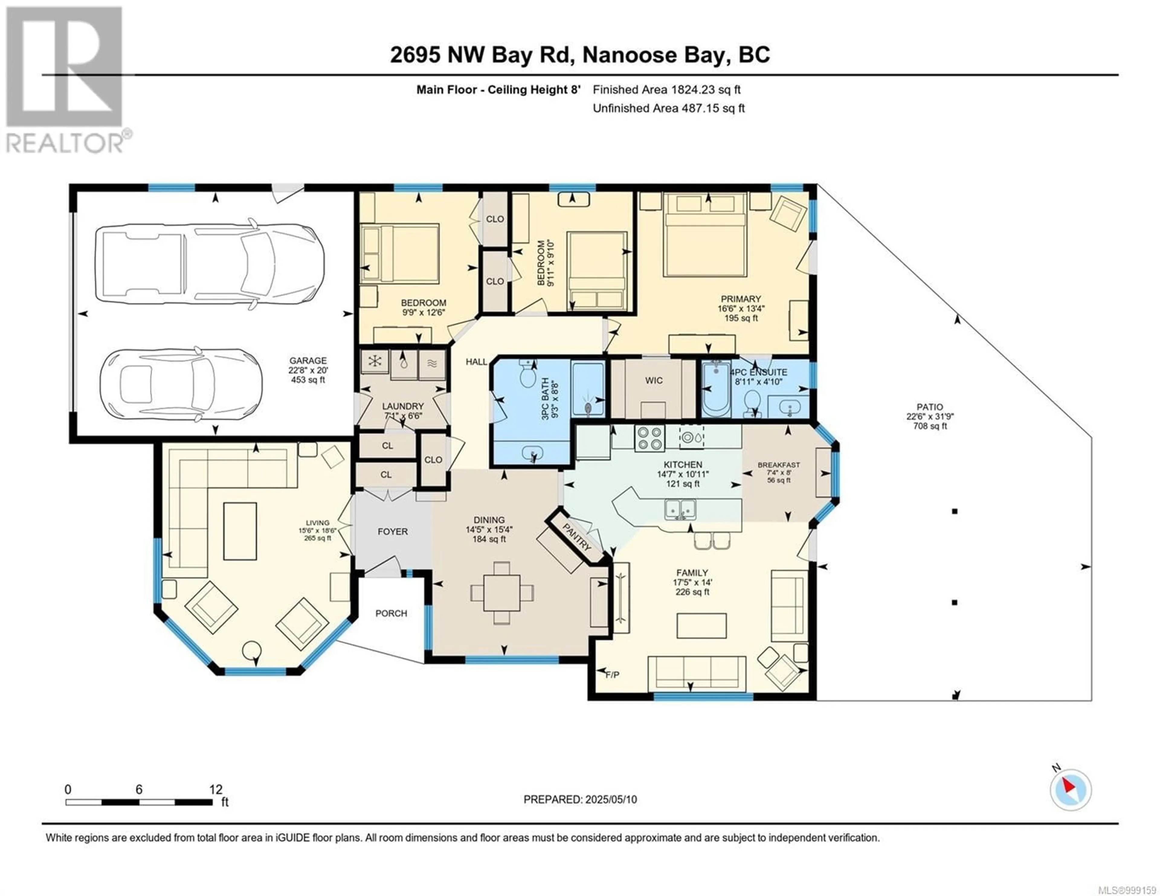 Floor plan for 2695 NORTHWEST BAY ROAD, Nanoose Bay British Columbia V9P9E7