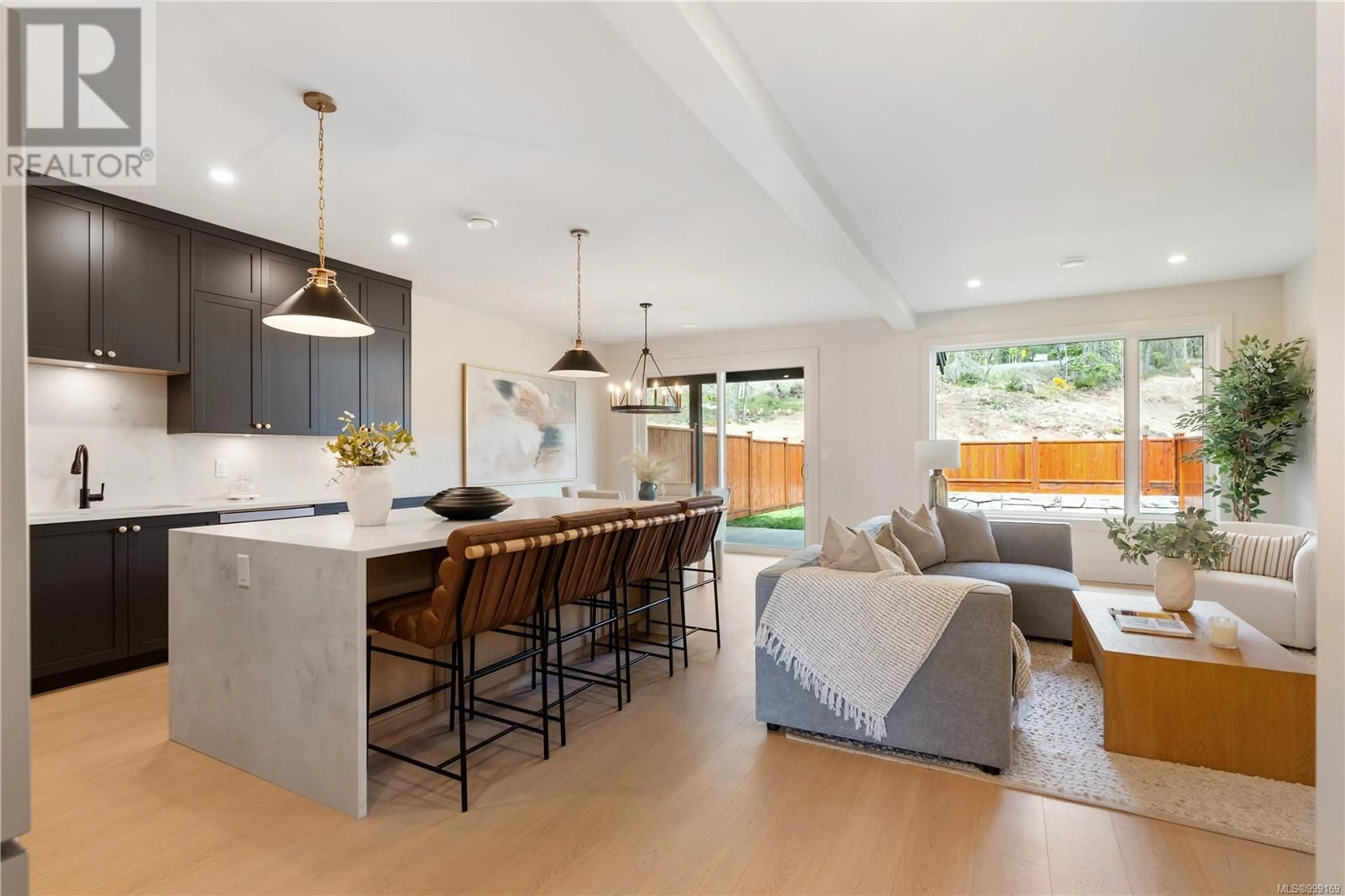 Open concept kitchen, ceramic/tile floor for 1511 MARBLE PLACE, Langford British Columbia V9B7A2