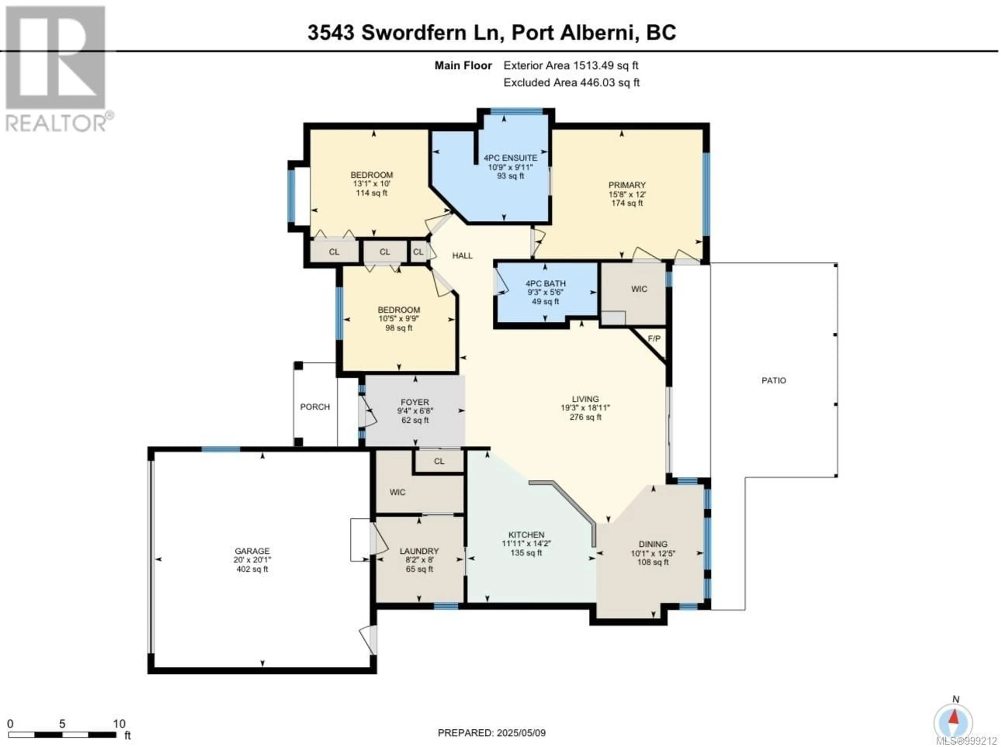 Floor plan for 3543 SWORDFERN LANE, Port Alberni British Columbia V9Y0A5