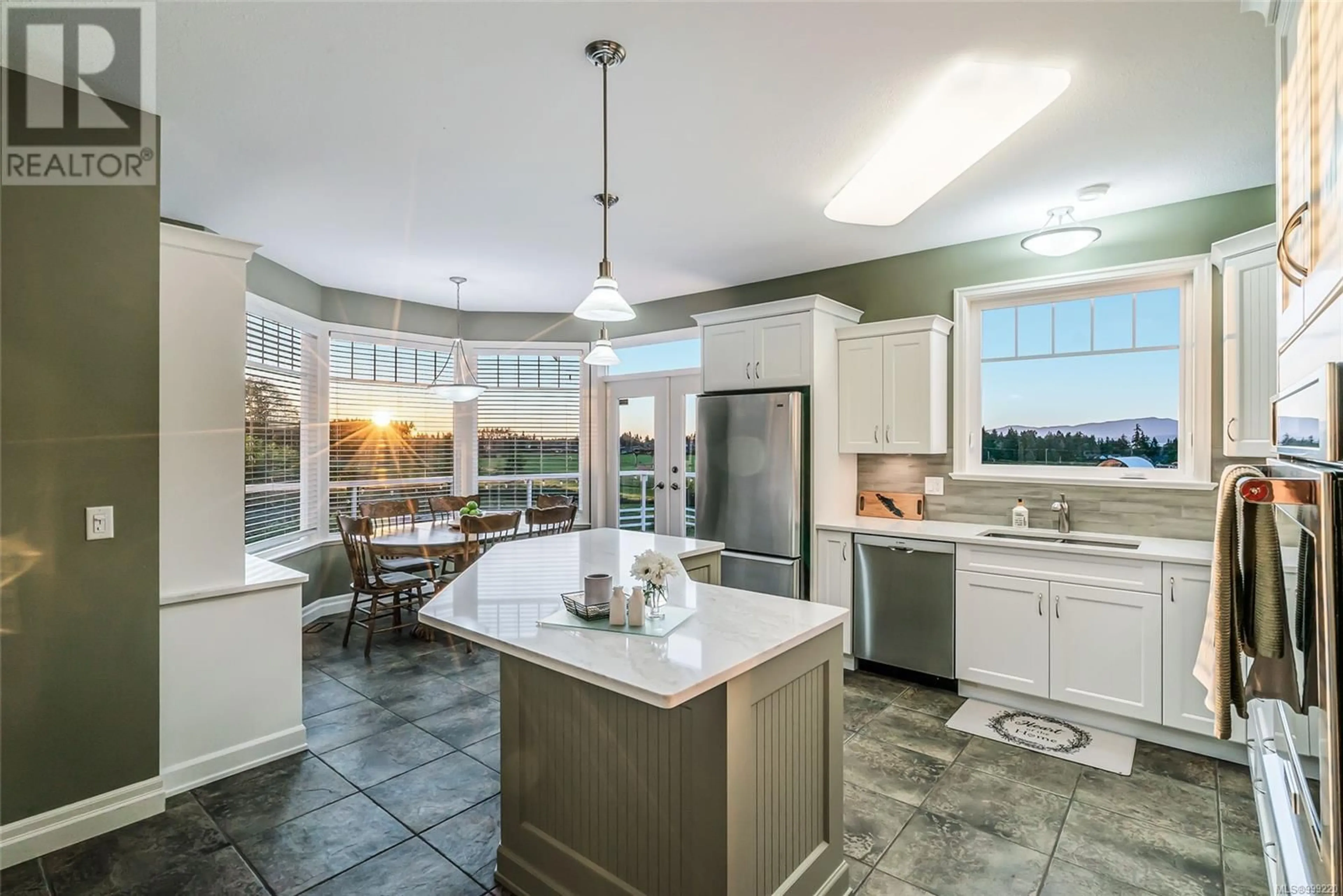 Open concept kitchen, ceramic/tile floor for 1950 NORTHWEST BAY ROAD, Nanoose Bay British Columbia V9P9C5