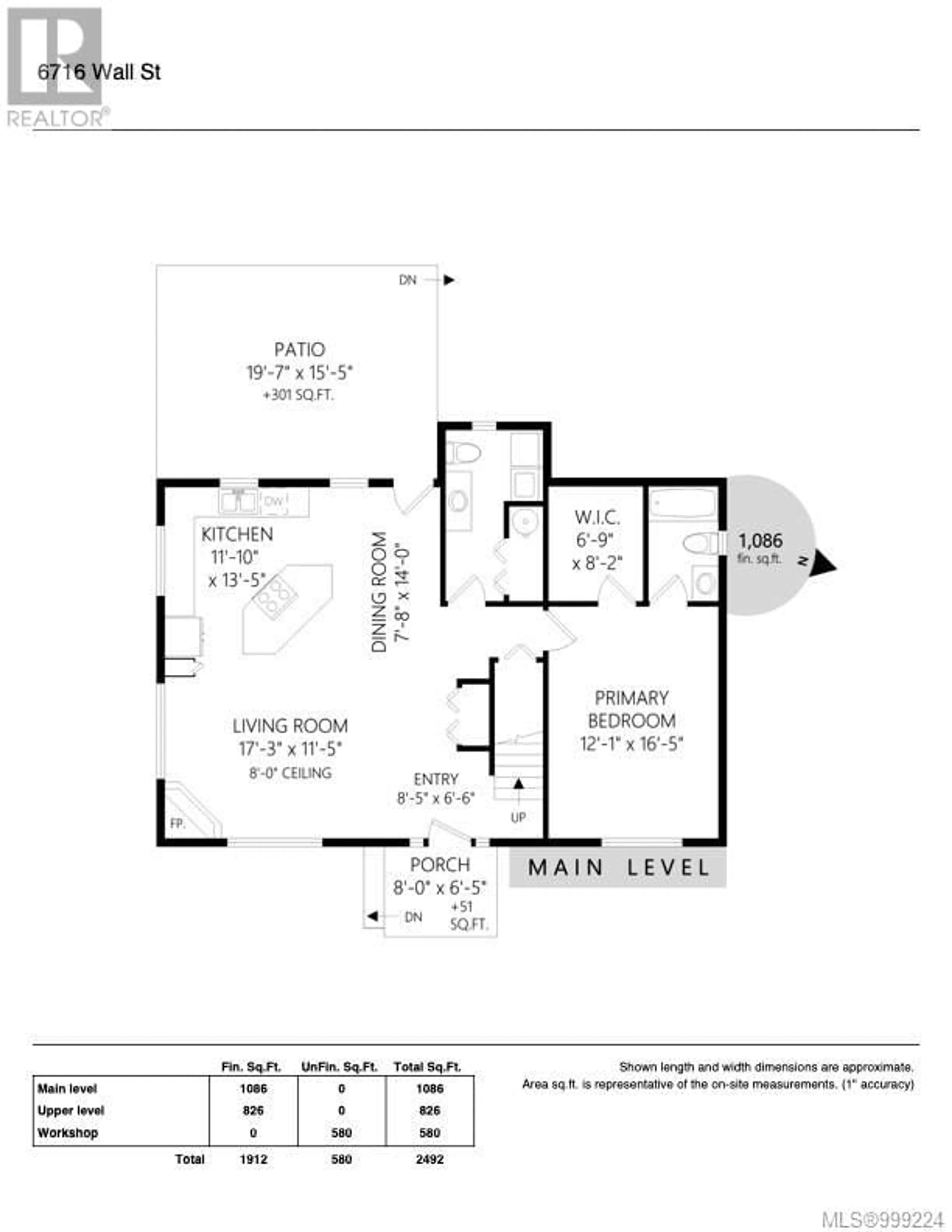 Floor plan for 6716 WALL STREET, Honeymoon Bay British Columbia V0R1Y0