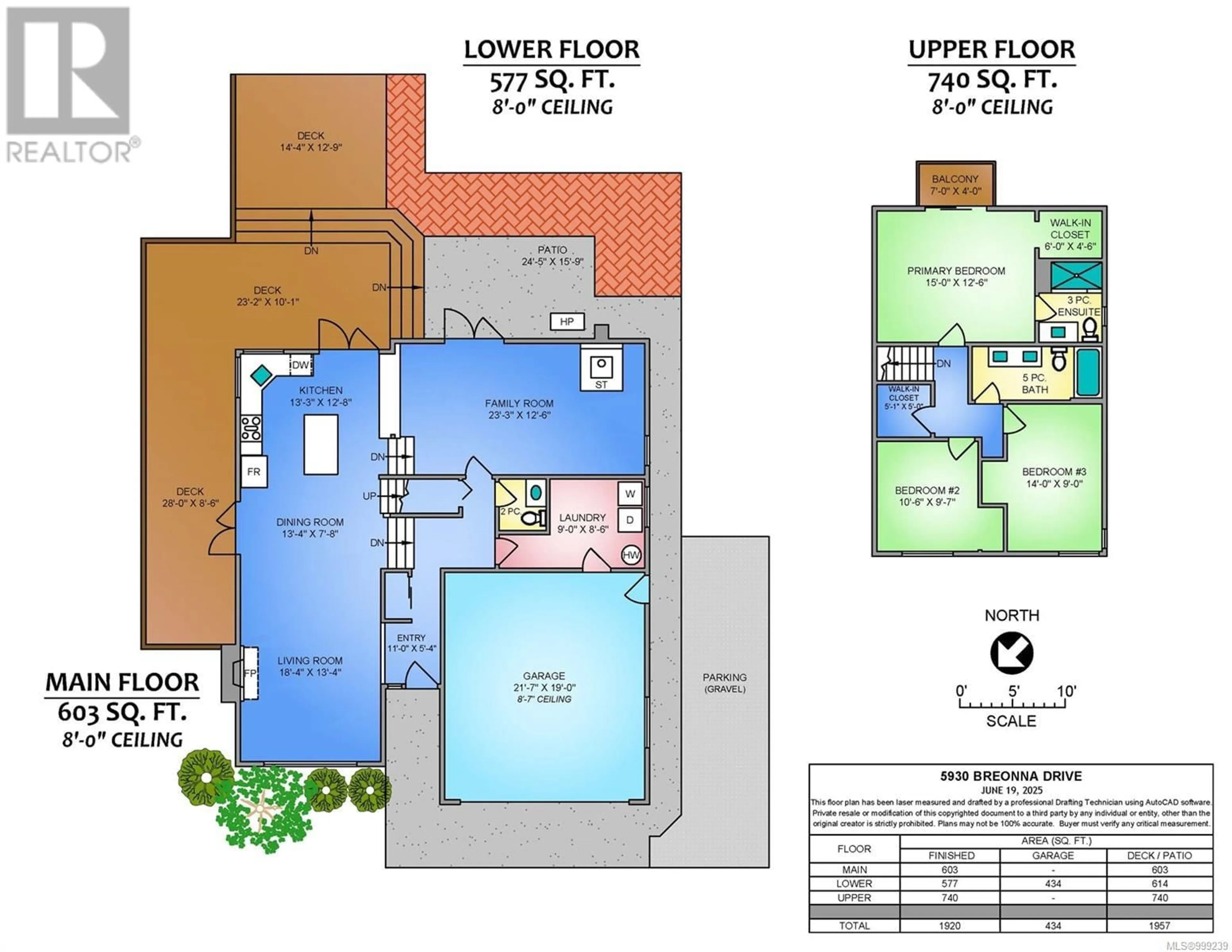 Floor plan for 5930 BREONNA DRIVE, Nanaimo British Columbia V9V1E9