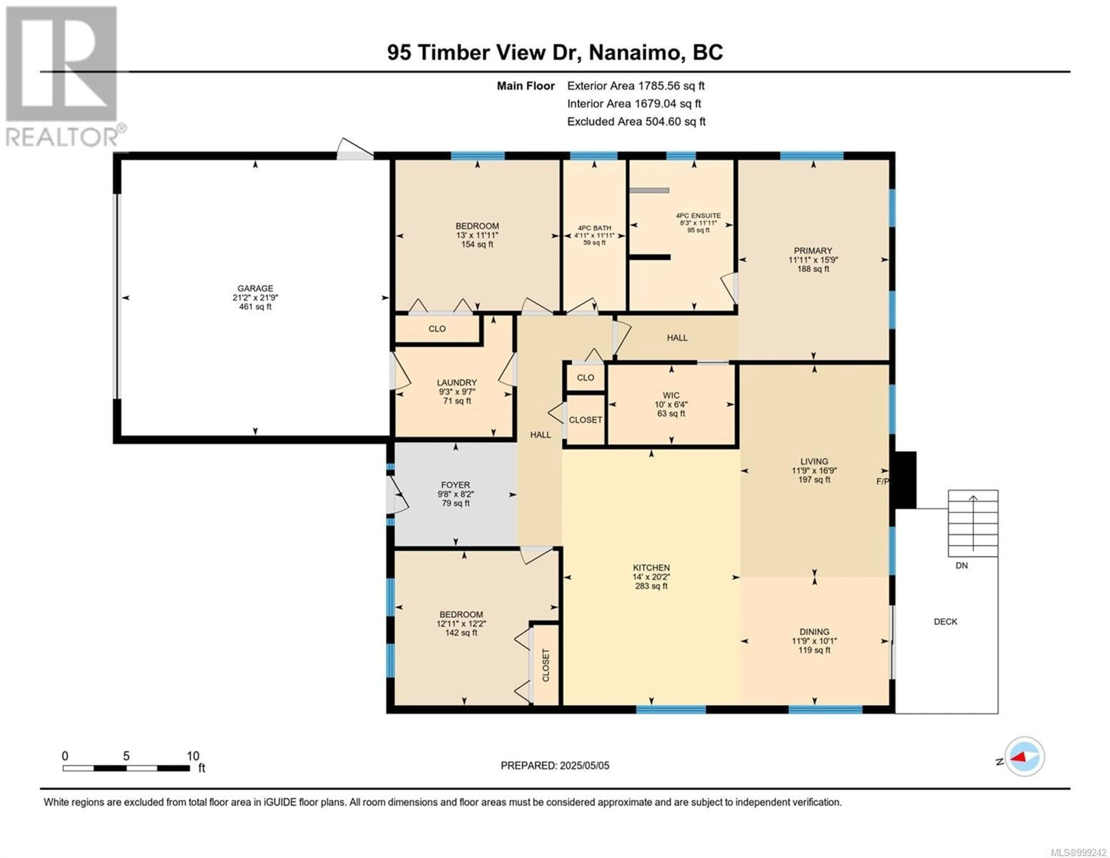 Floor plan for 95 TIMBER VIEW DRIVE, Nanaimo British Columbia V9R6T2