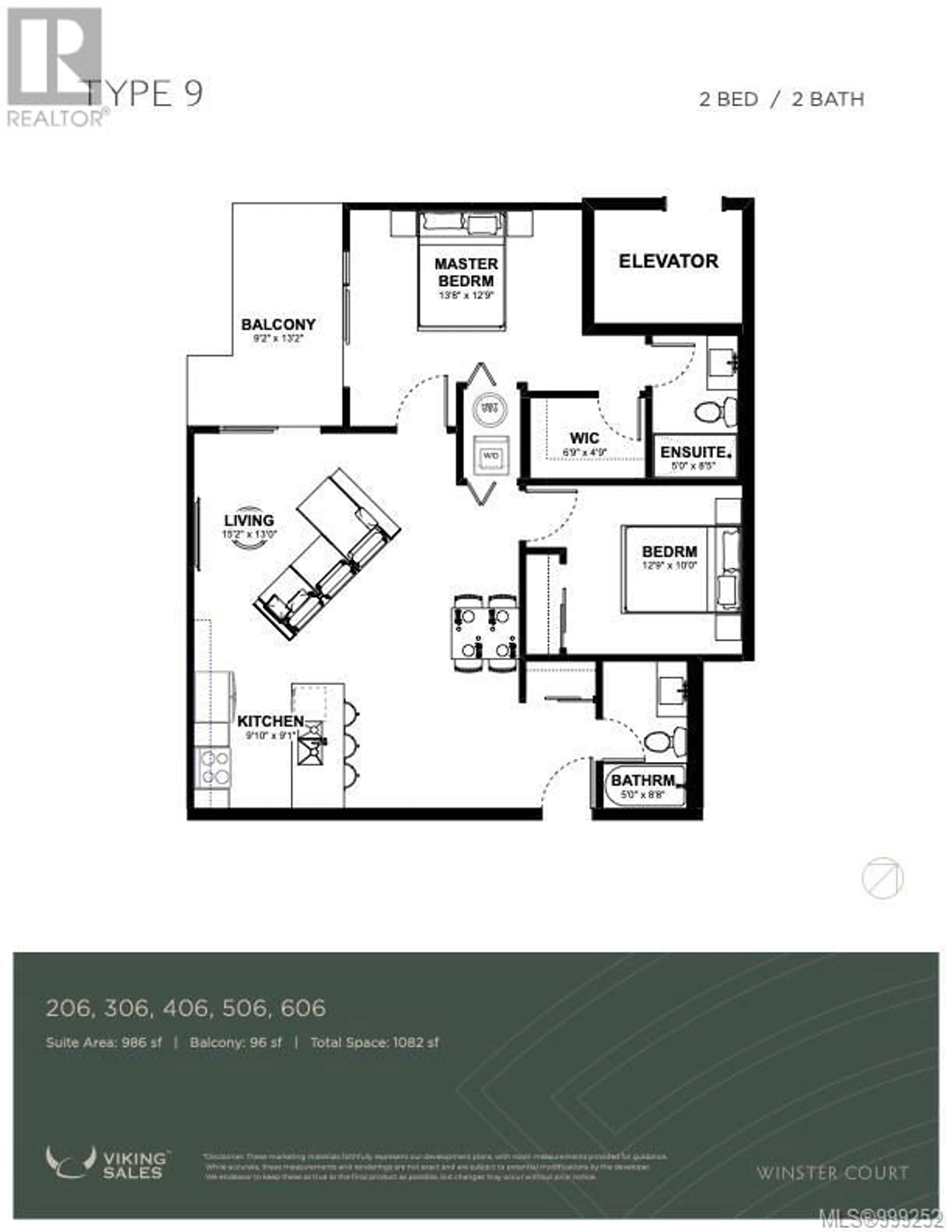 Floor plan for 406 - 2770 WINSTER ROAD, Langford British Columbia V9B3P5
