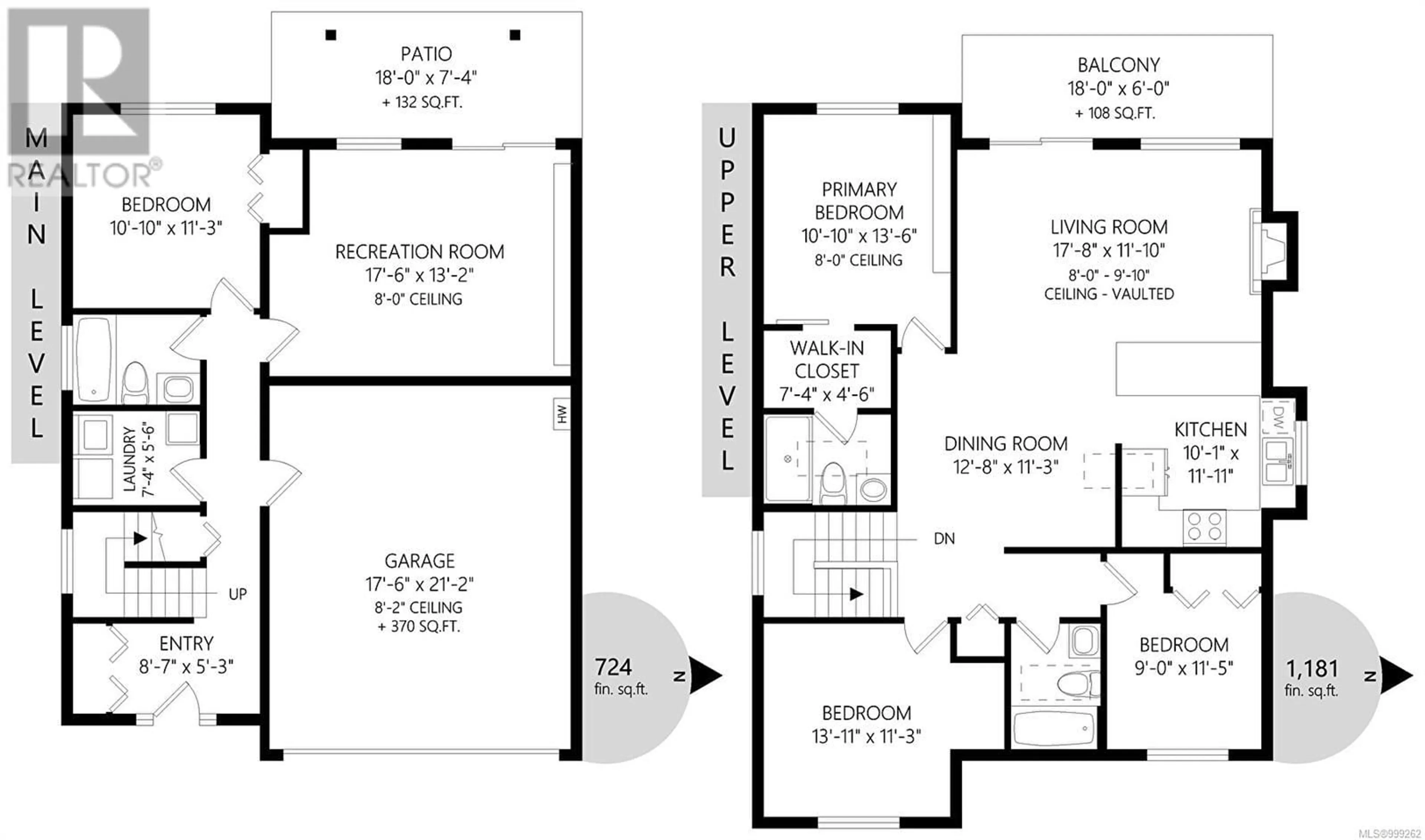 Floor plan for 4162 ROCKHOME GARDENS, Saanich British Columbia V8X5K4