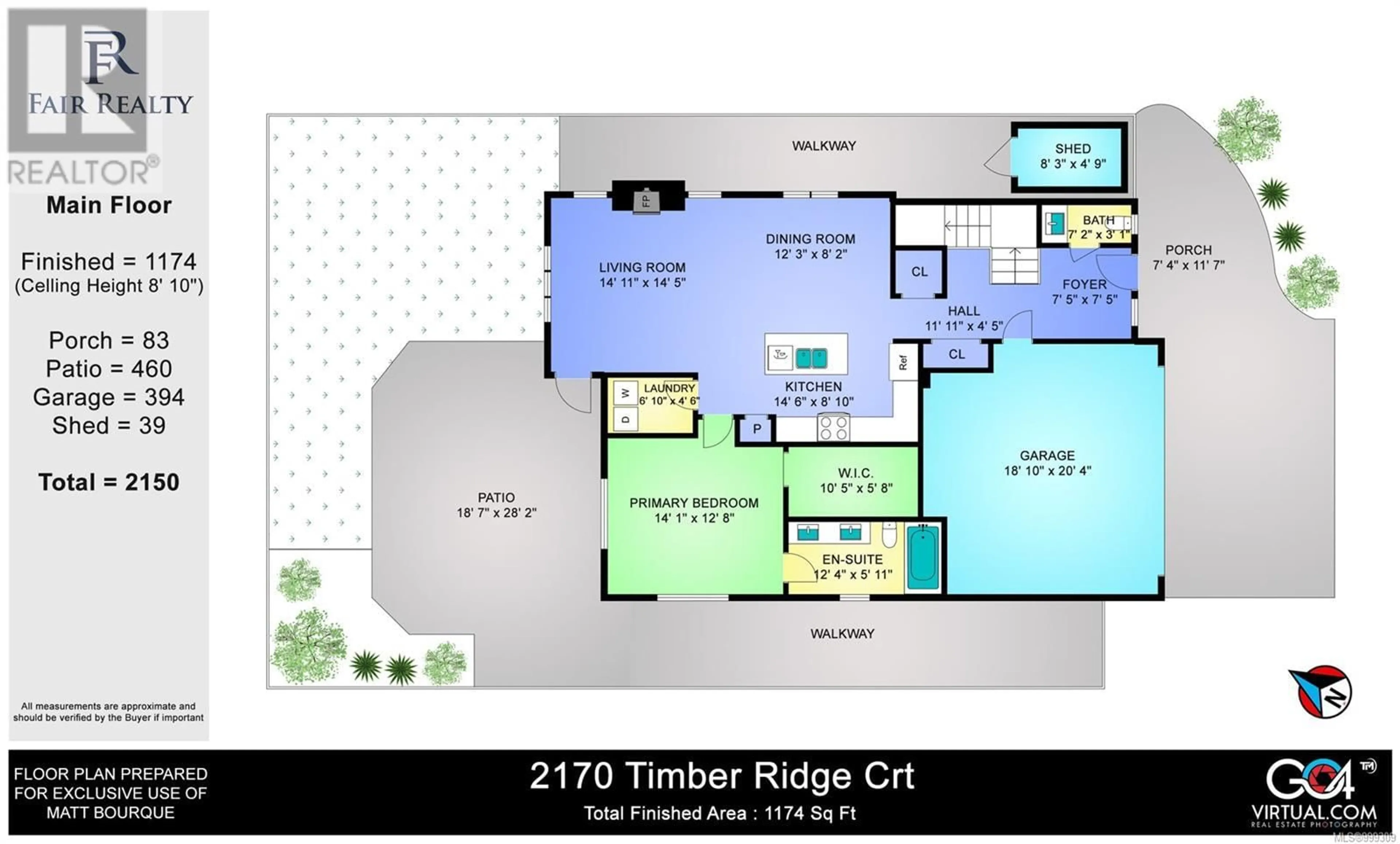 Floor plan for 2170 TIMBER RIDGE COURT, Central Saanich British Columbia V8M0C2
