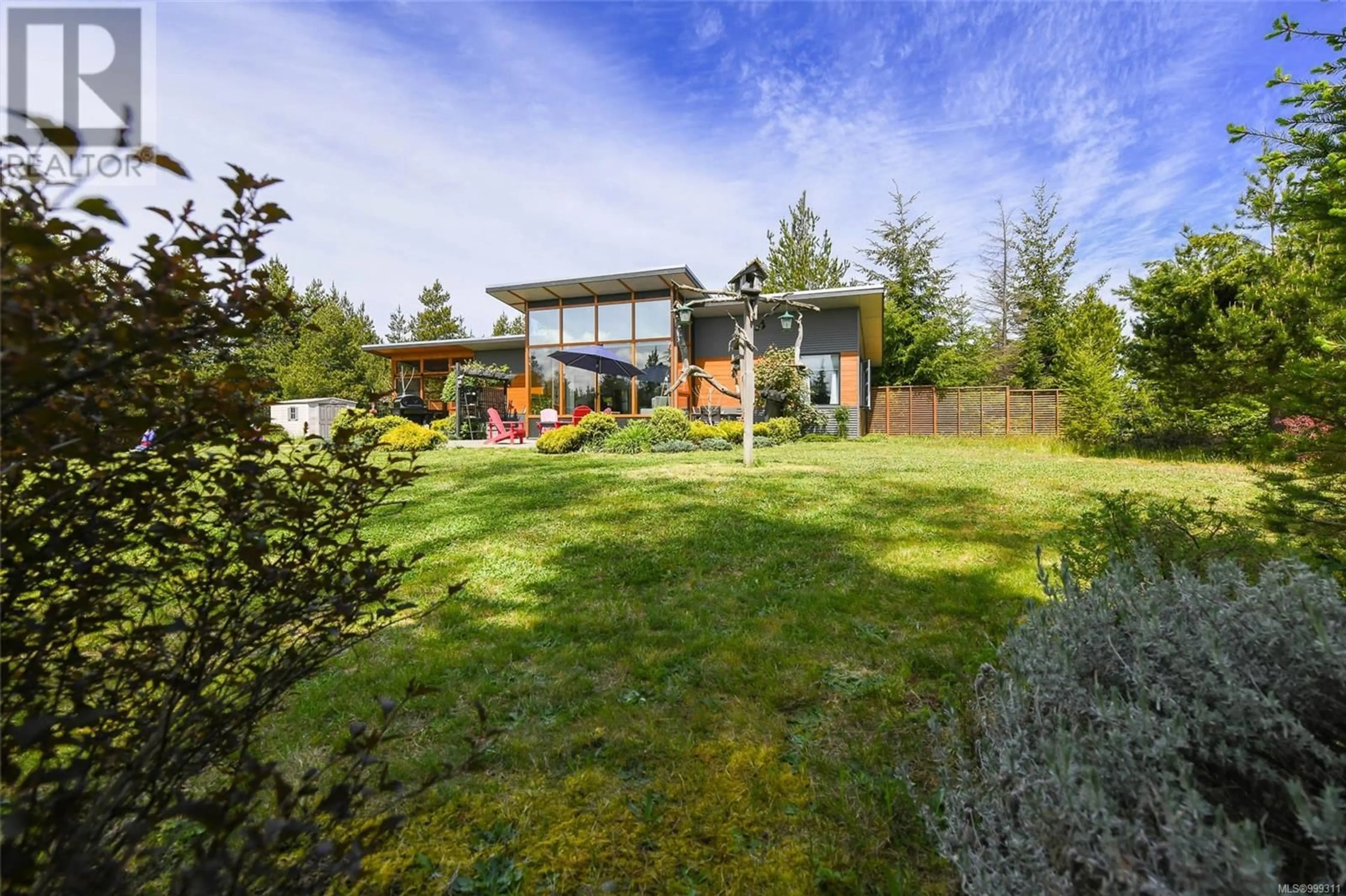 A pic from outside/outdoor area/front of a property/back of a property/a pic from drone, unknown for 4131 PINECREST ROAD, Denman Island British Columbia V0R1T0