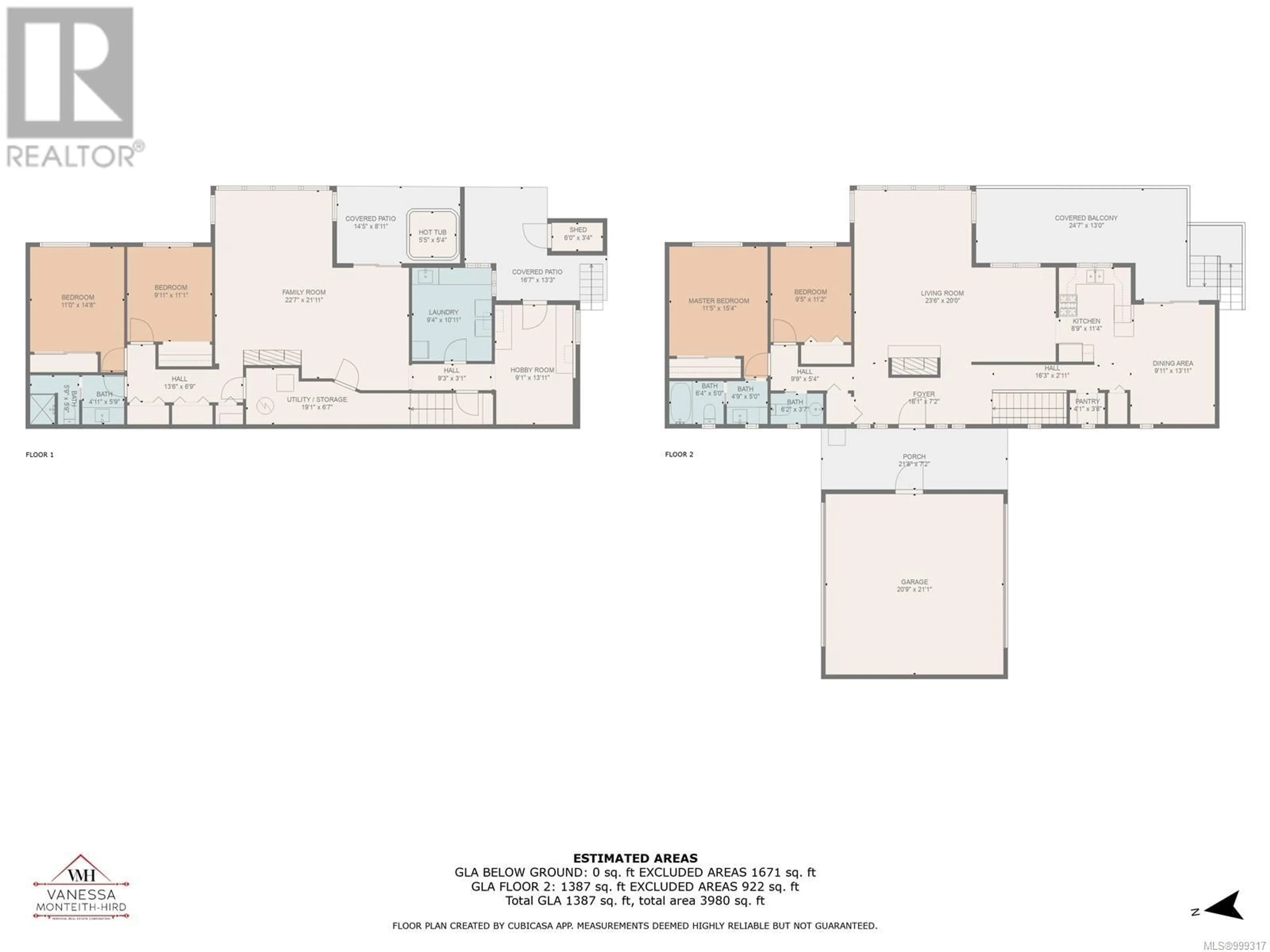 Floor plan for 605 MURPHY STREET SOUTH, Campbell River British Columbia V9W6G1