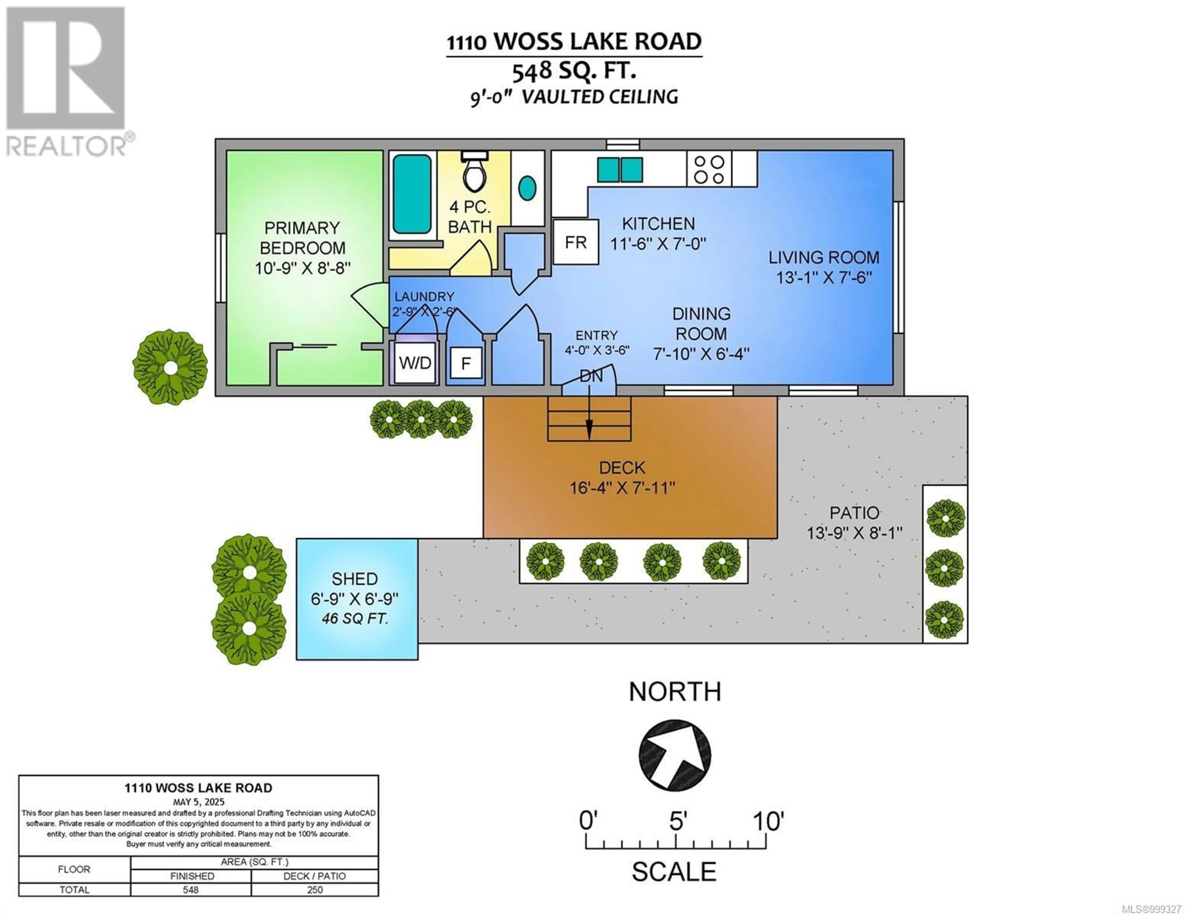 Floor plan for 144 - 1110 WOSS LAKE DRIVE, Nanaimo British Columbia V9R6X7