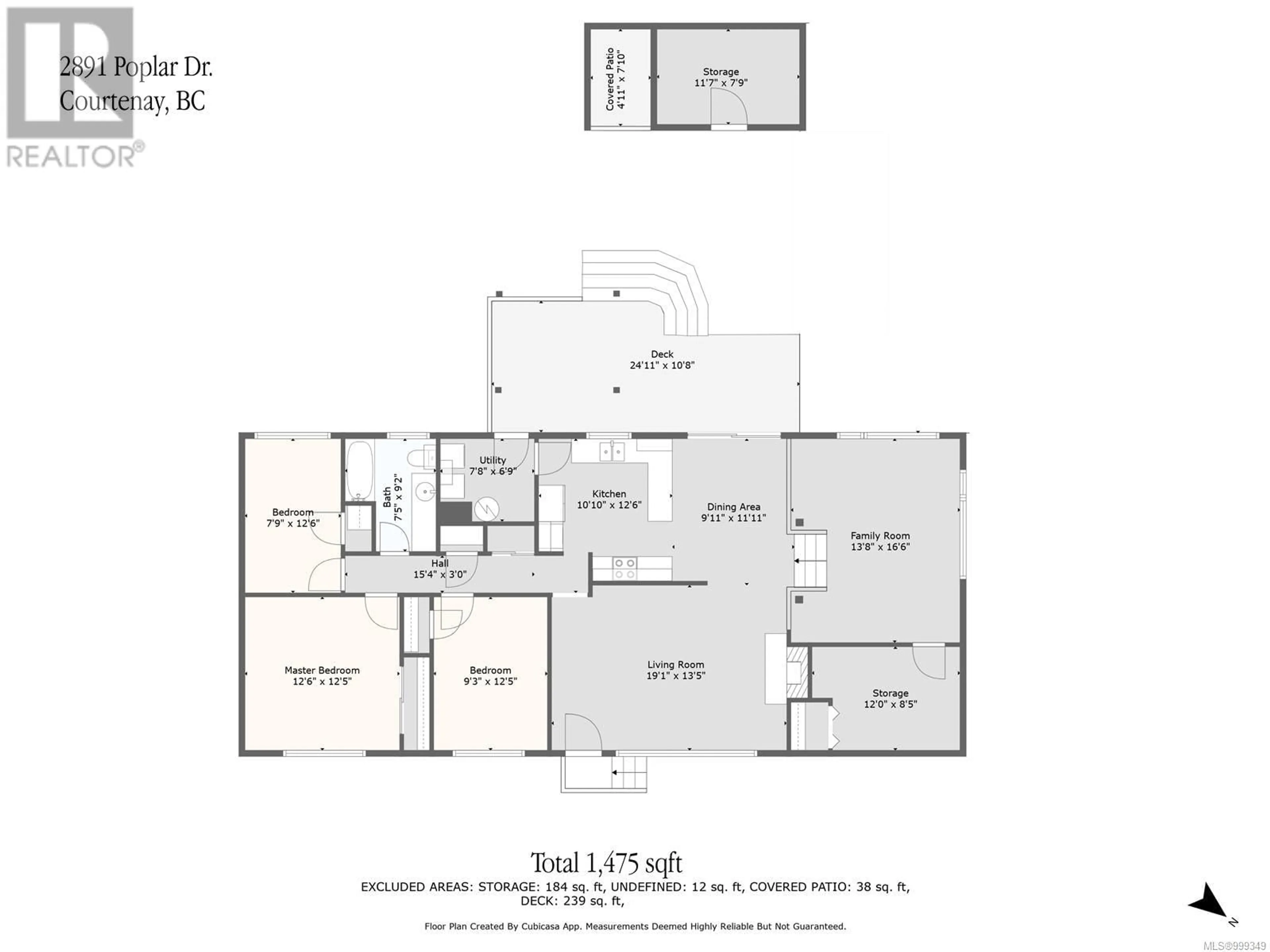 Floor plan for 2891 POPLAR DRIVE, Courtenay British Columbia V9M6A9