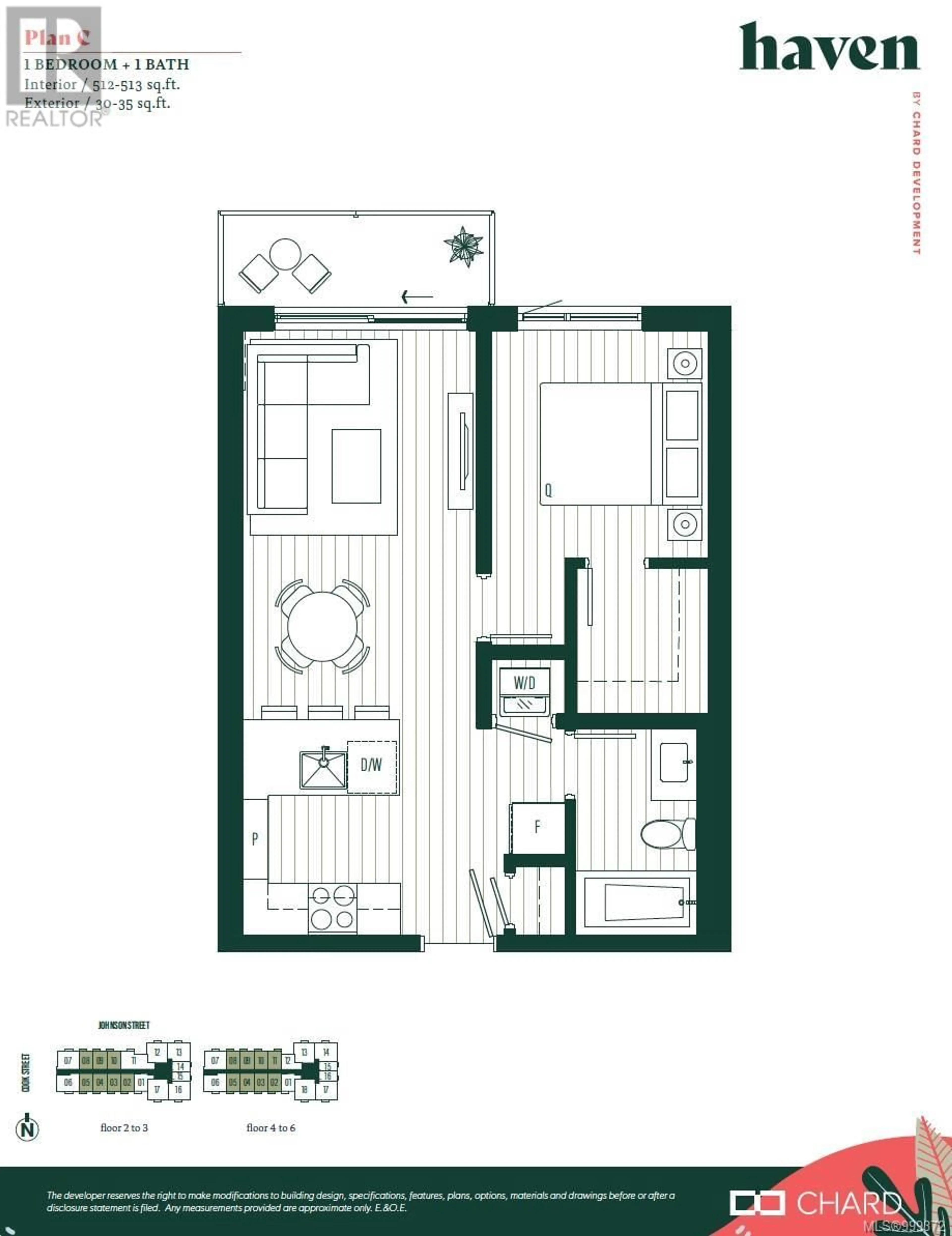 Floor plan for 310 - 1115 JOHNSON STREET, Victoria British Columbia V8V3M9