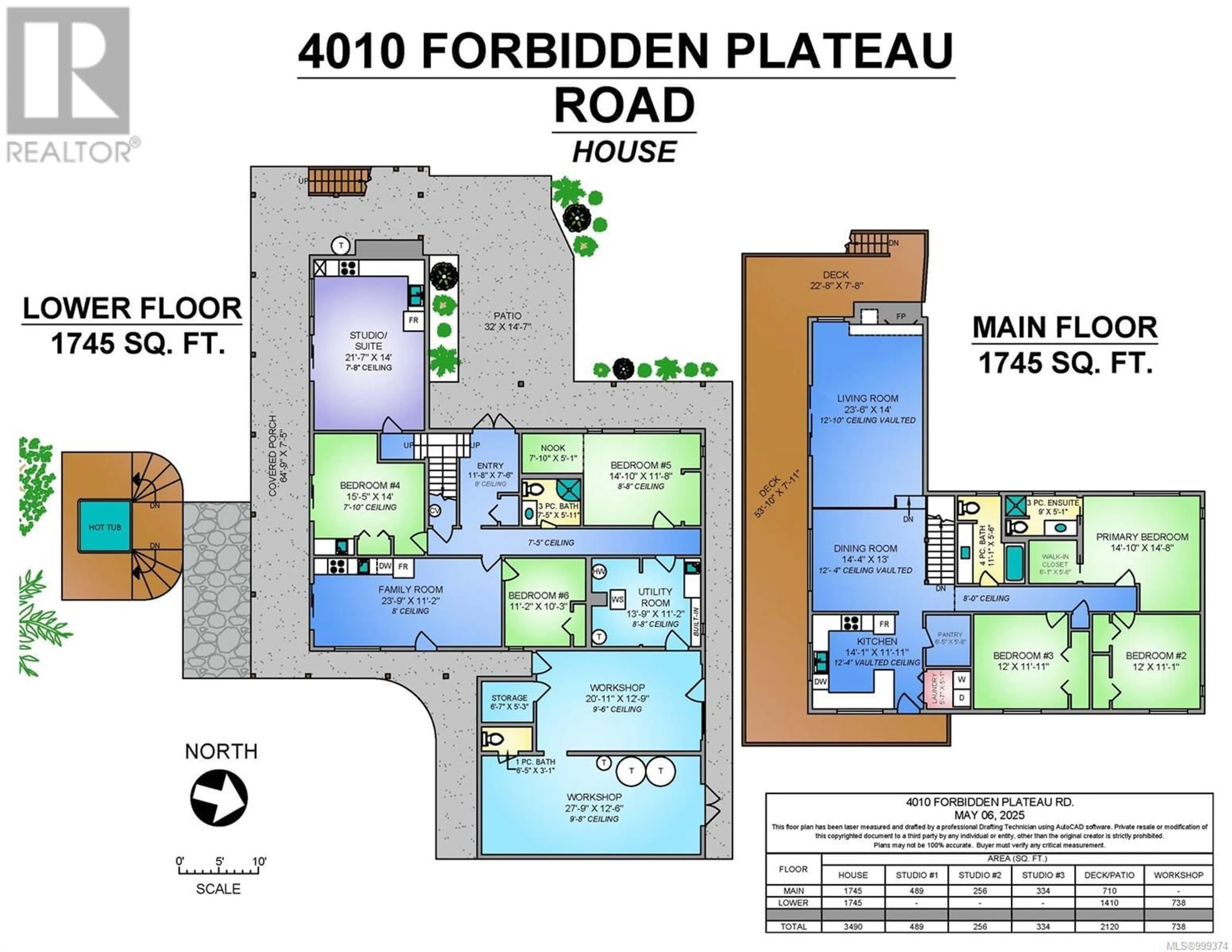 Floor plan for 4010 FORBIDDEN PLATEAU ROAD, Courtenay British Columbia V9J1P9
