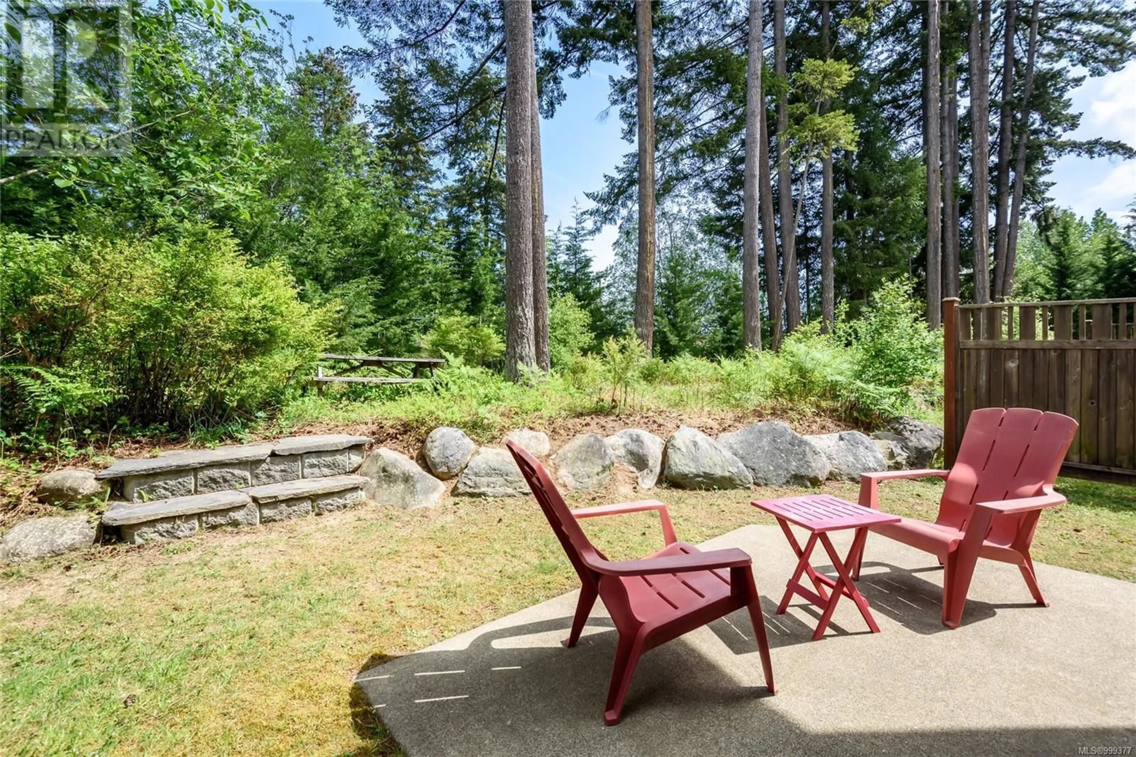 Patio, forest/trees view for 6 - 2882 PIERCY AVENUE, Courtenay British Columbia V9N7E3