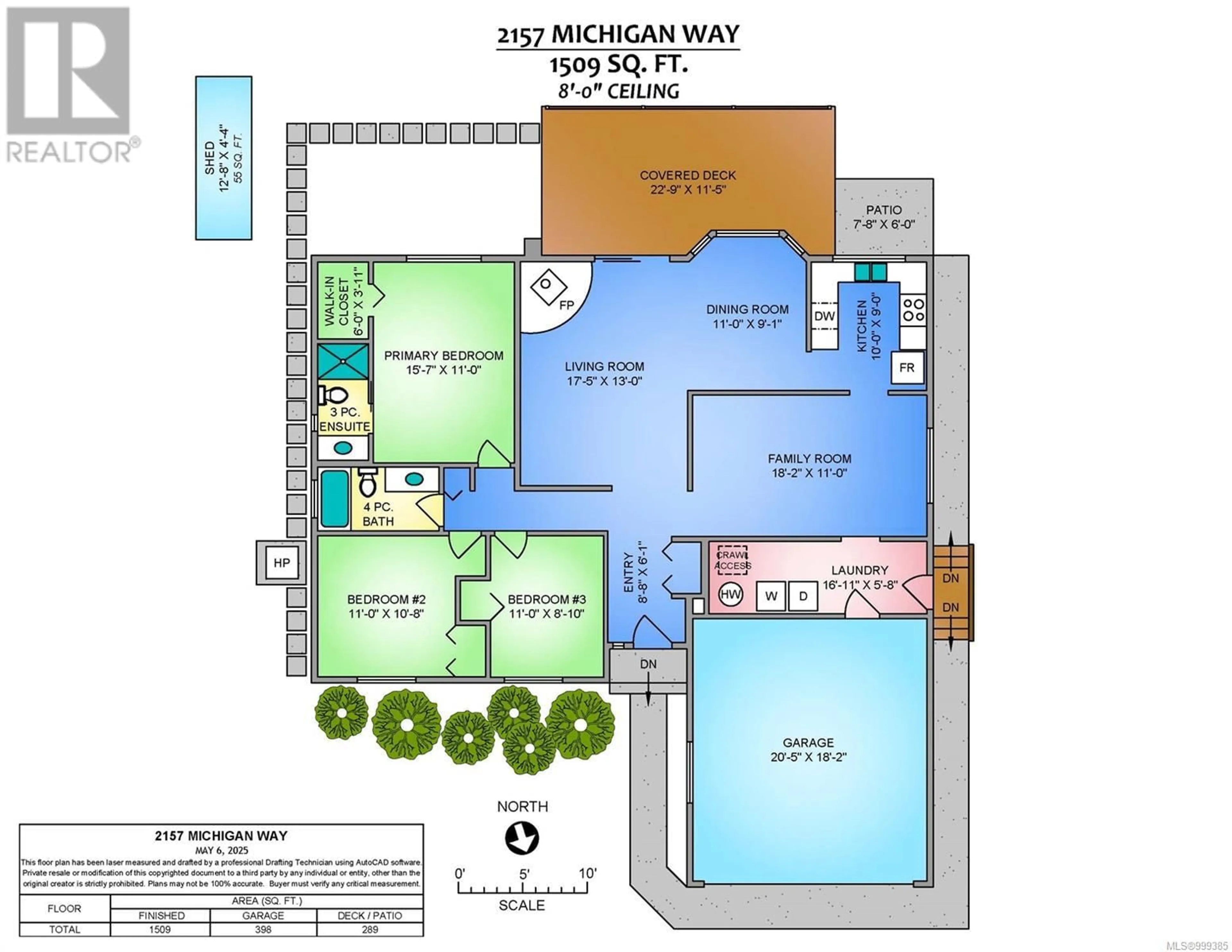 Floor plan for 2157 MICHIGAN WAY, Nanaimo British Columbia V9R6S1