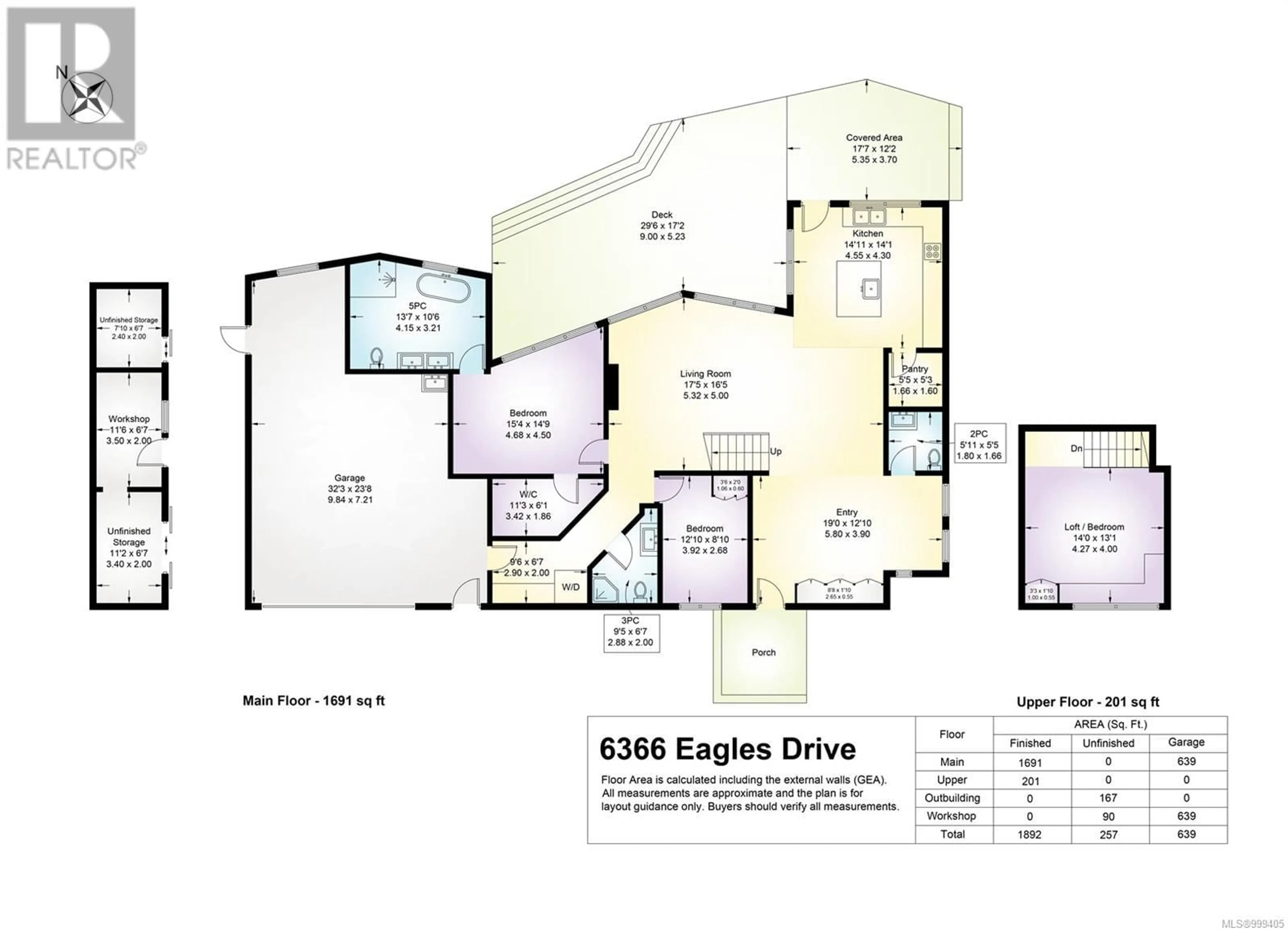 Floor plan for 6366 EAGLES DRIVE, Courtenay British Columbia V9J1V4