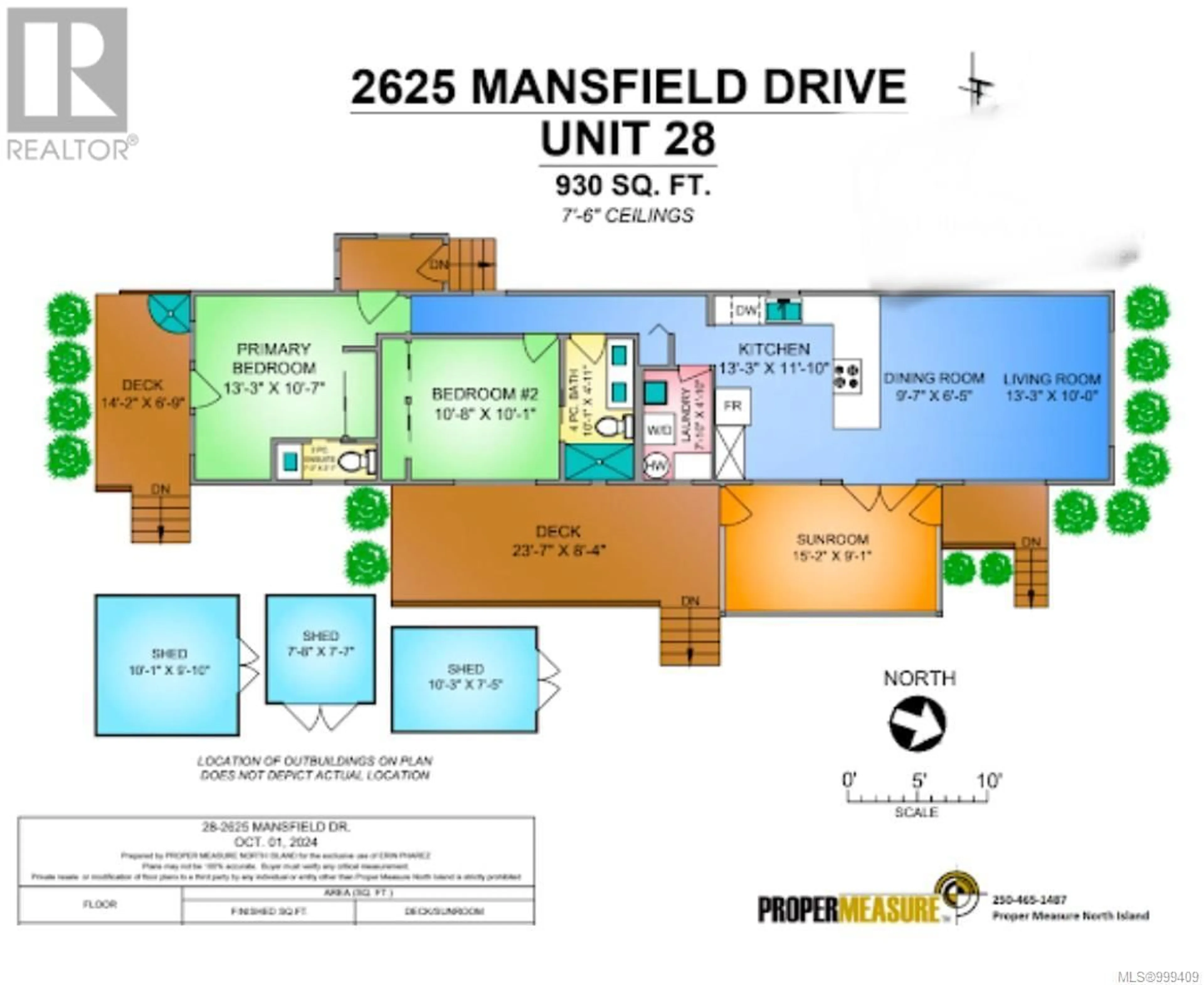 Floor plan for 28 - 2625 MANSFIELD DRIVE, Courtenay British Columbia V9N2N2