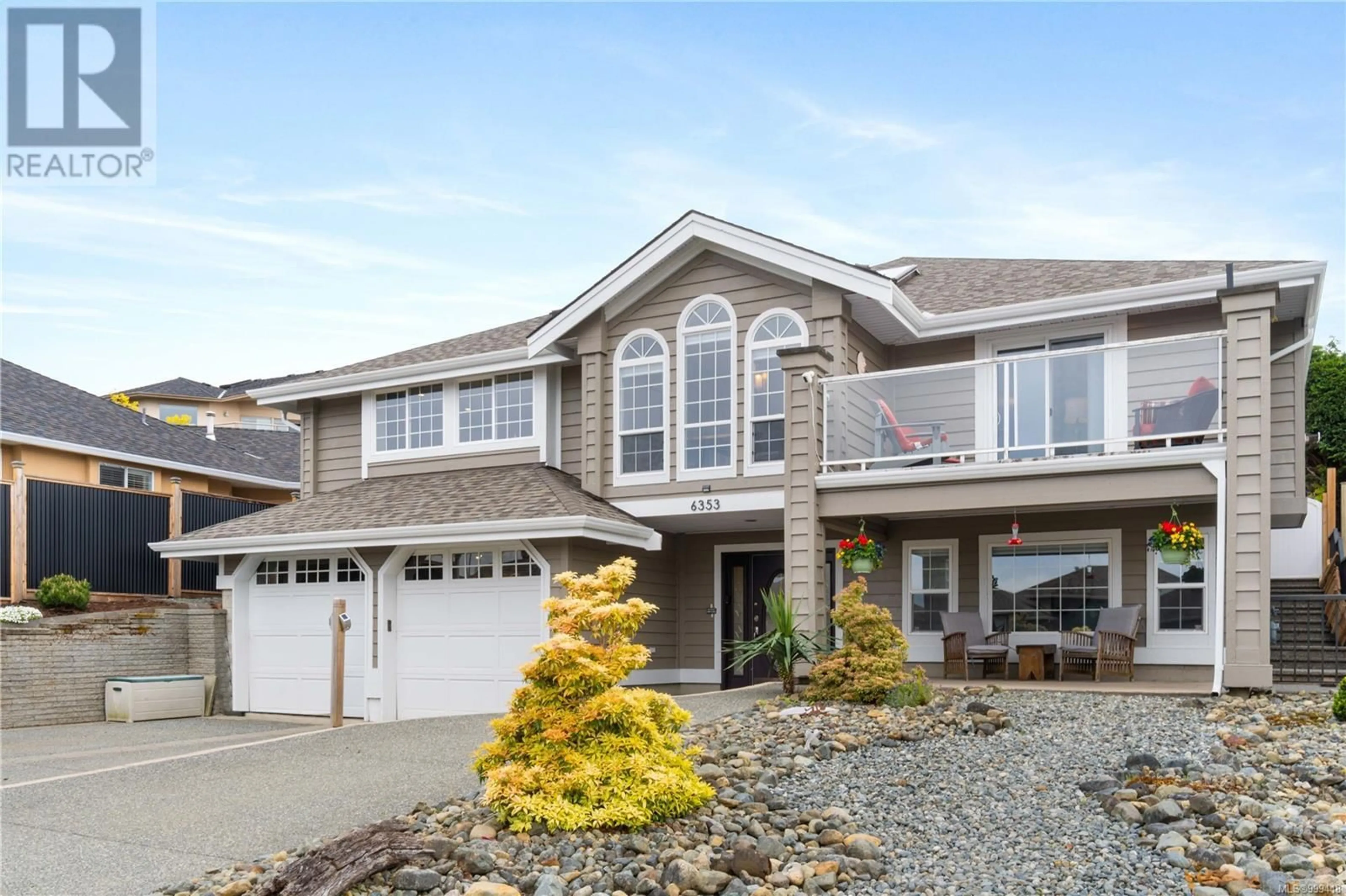 Home with vinyl exterior material, street for 6353 ICARUS DRIVE, Nanaimo British Columbia V9V1N4