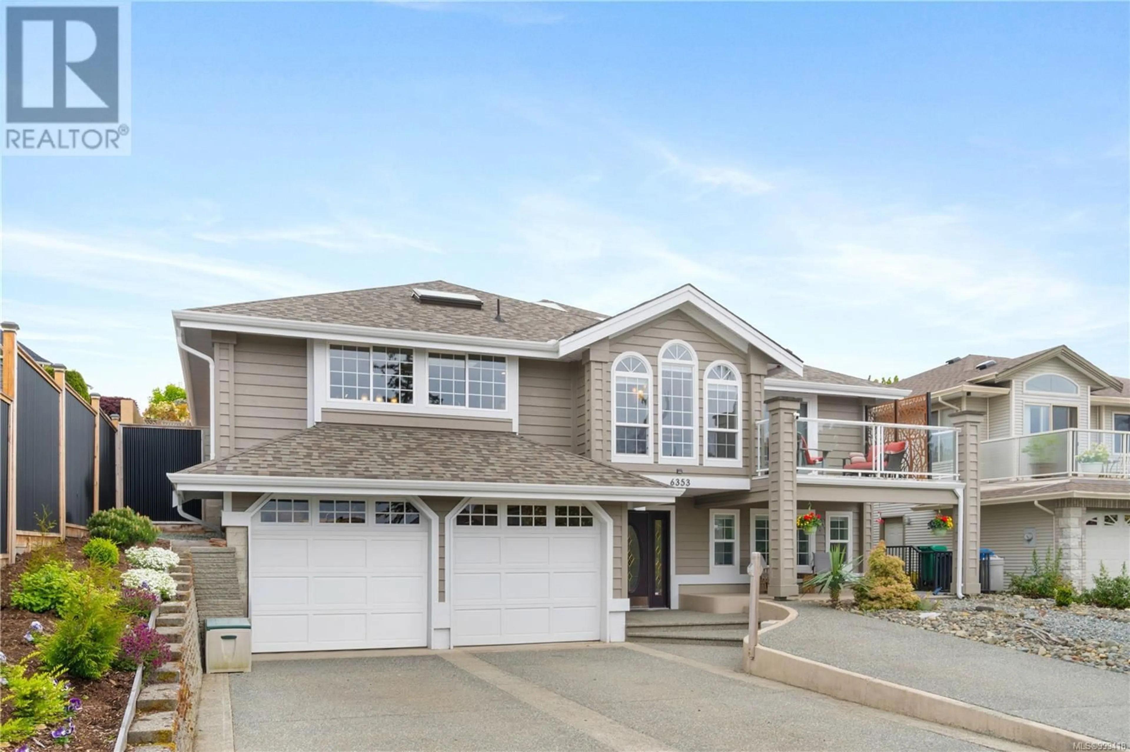 Home with vinyl exterior material, street for 6353 ICARUS DRIVE, Nanaimo British Columbia V9V1N4