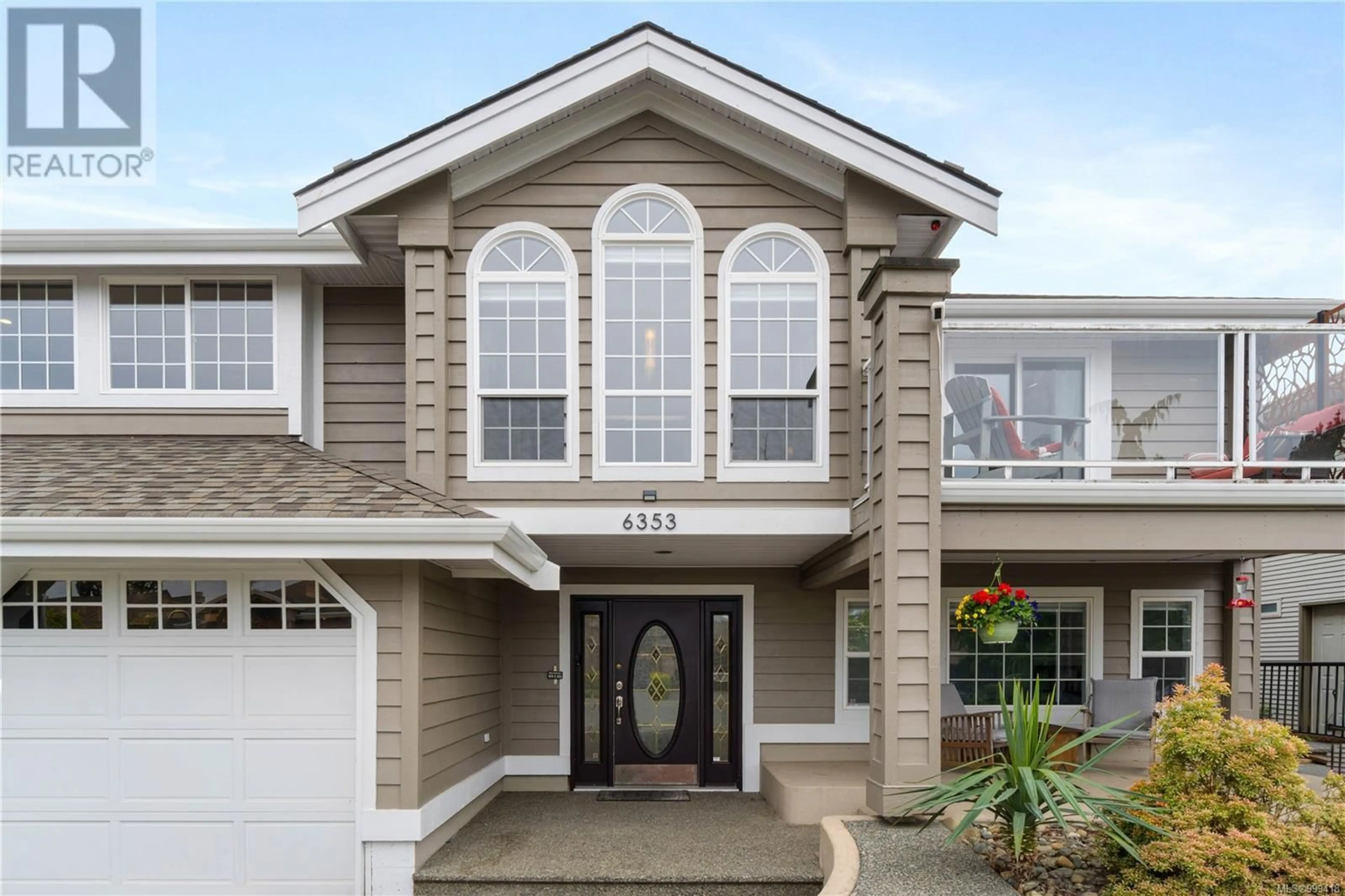 Home with vinyl exterior material, street for 6353 ICARUS DRIVE, Nanaimo British Columbia V9V1N4