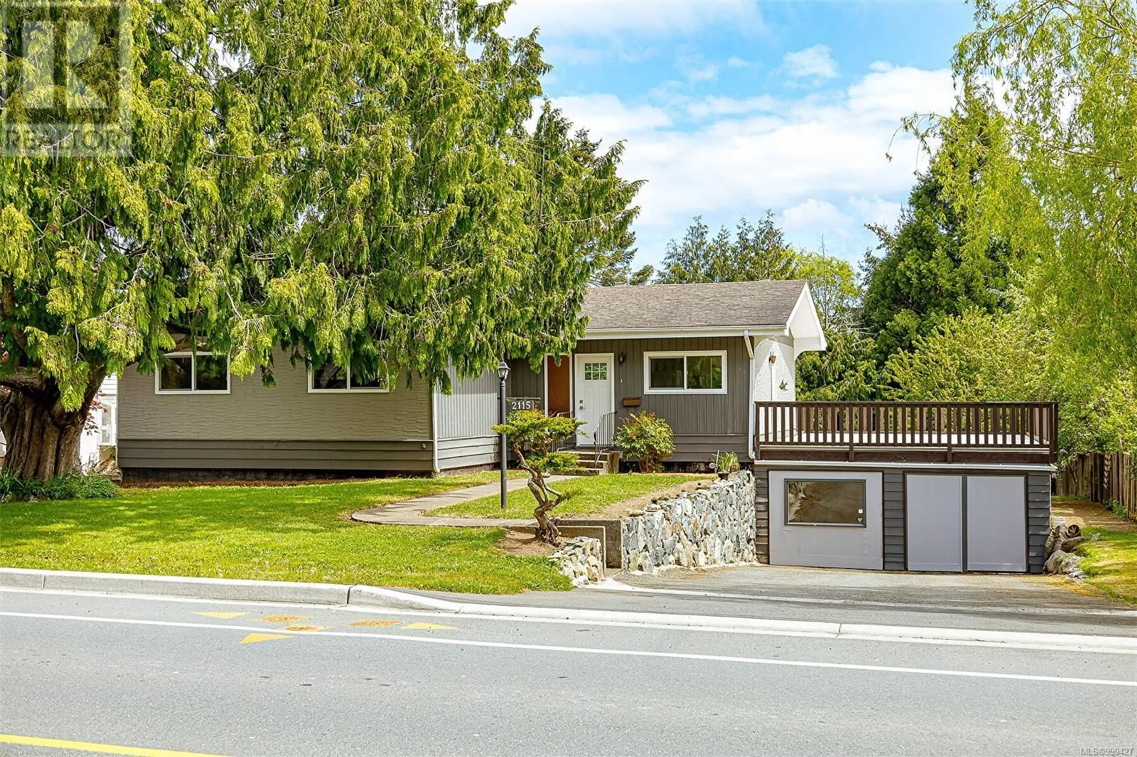 Home with vinyl exterior material, street for 2115 CHURCH ROAD, Sooke British Columbia V9Z1H9