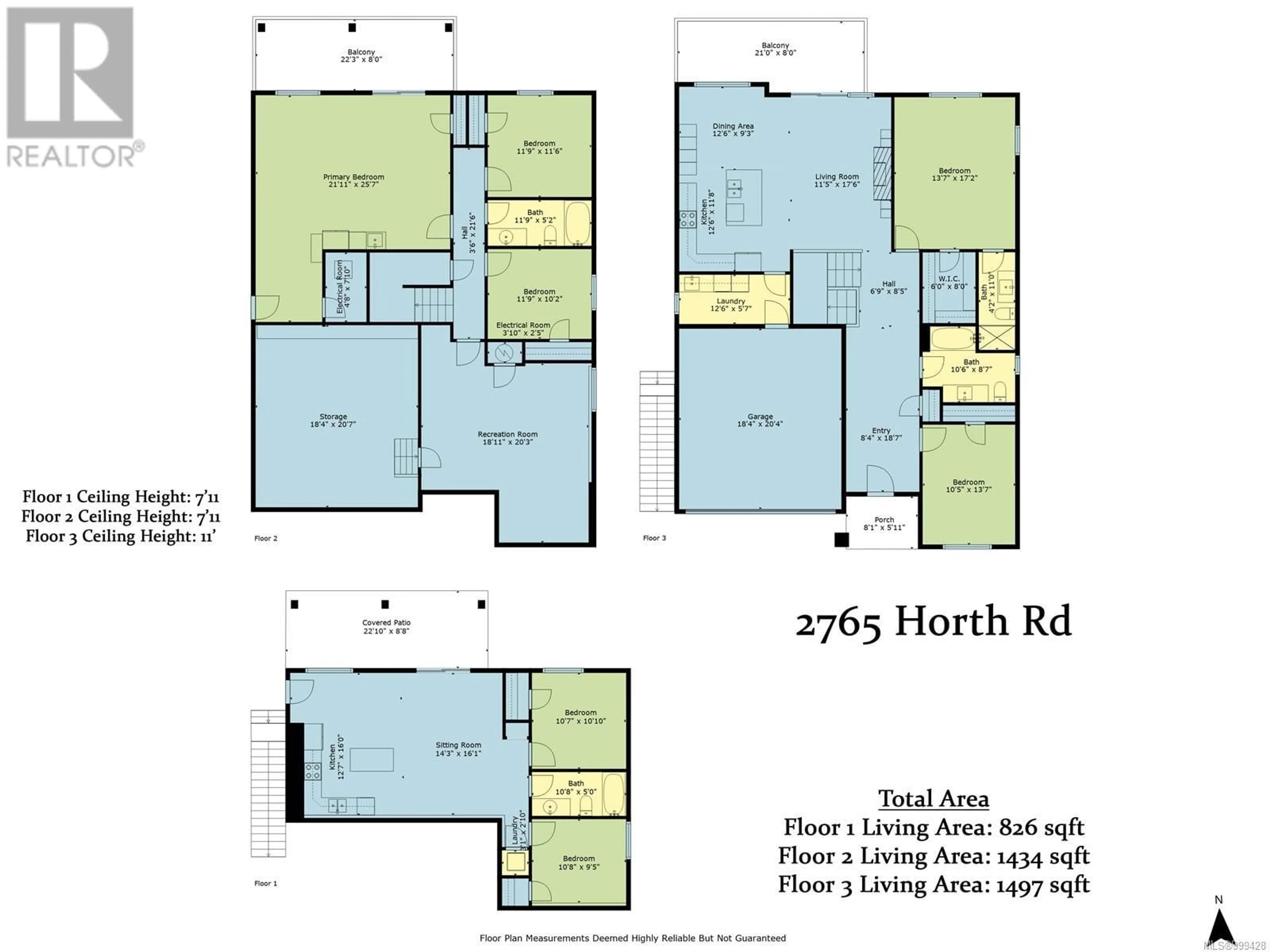 Floor plan for 2765 HORTH ROAD, Nanaimo British Columbia V9T5P5