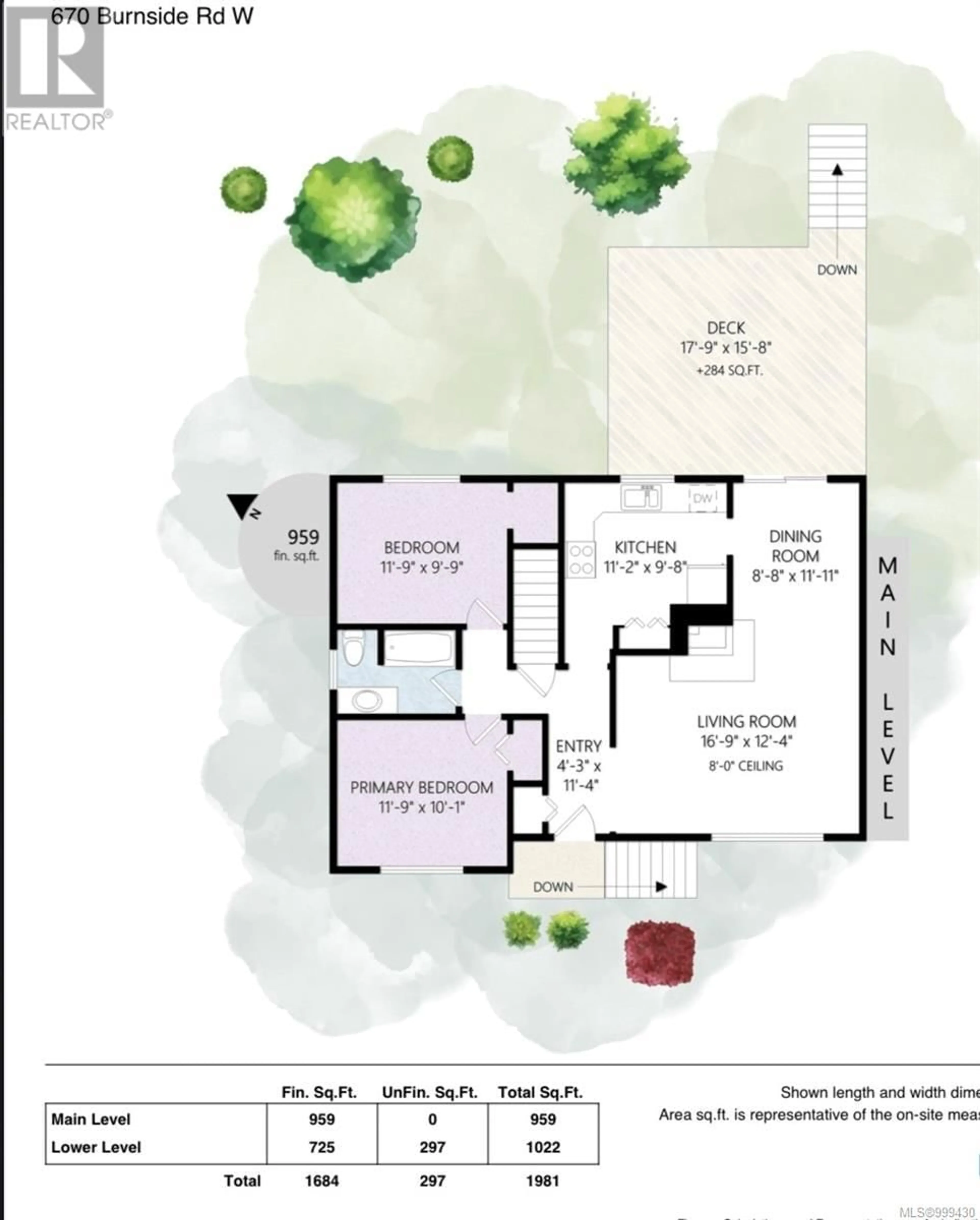 Floor plan for 670 BURNSIDE ROAD WEST, Saanich British Columbia V8Z1M8