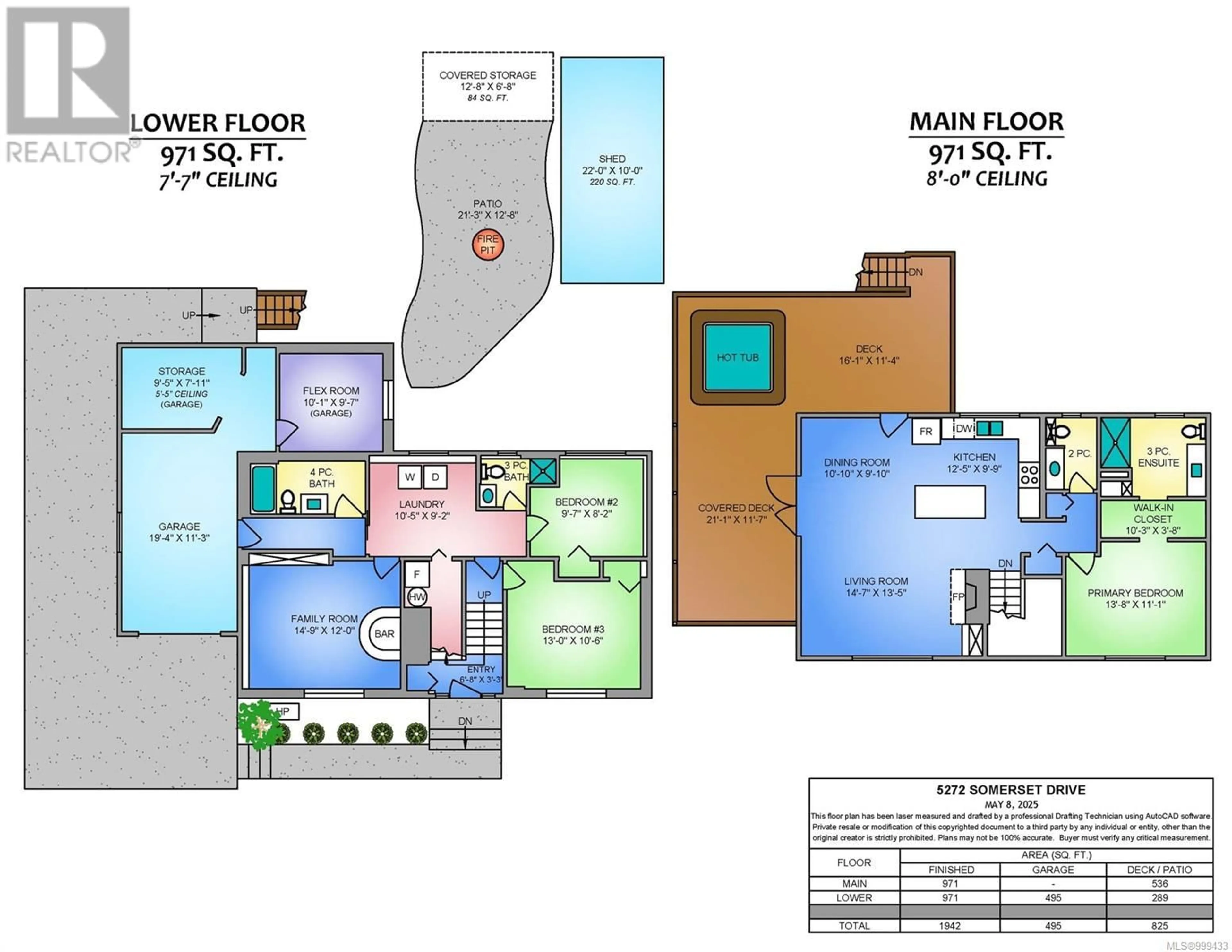 Floor plan for 5272 SOMERSET DRIVE, Nanaimo British Columbia V9T2K6