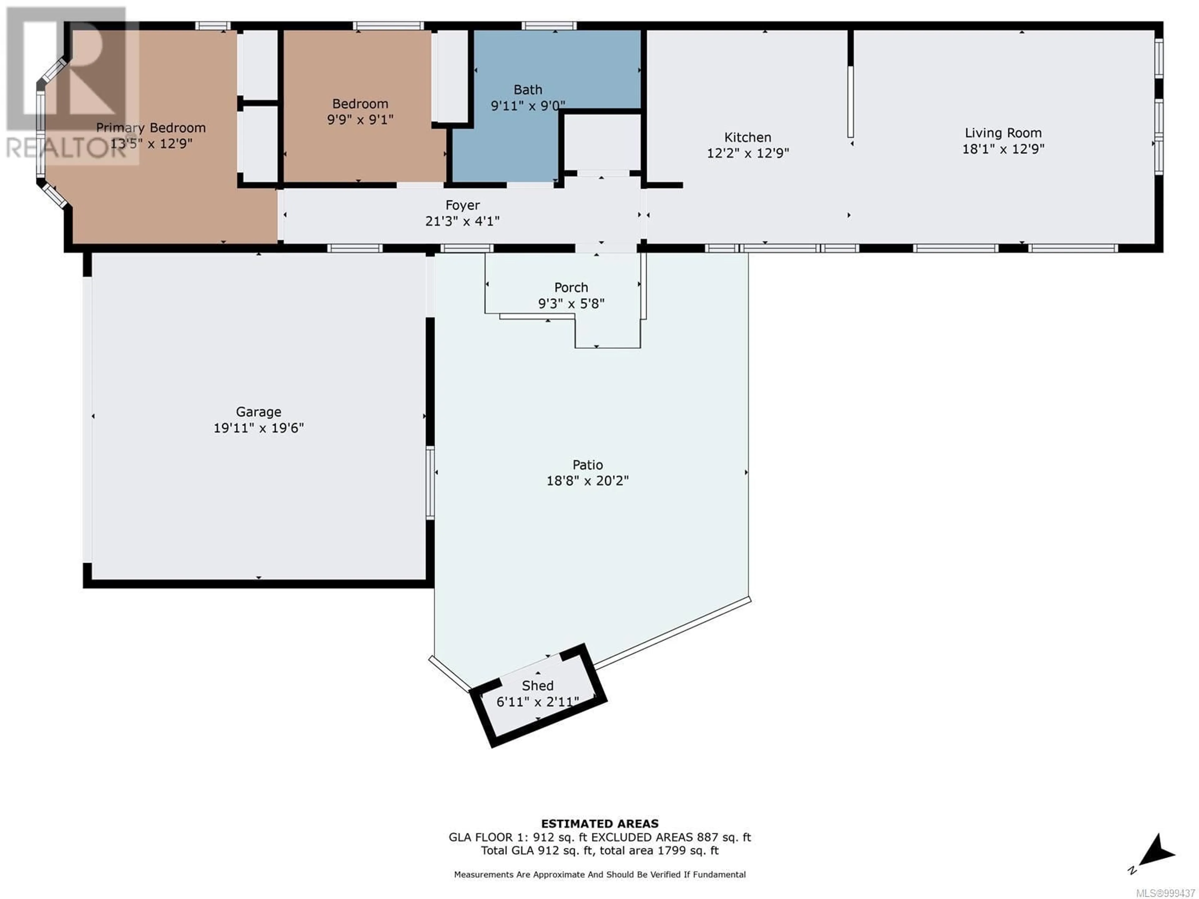Floor plan for 4024 MAGNOLIA DRIVE, Nanaimo British Columbia V9T6B9