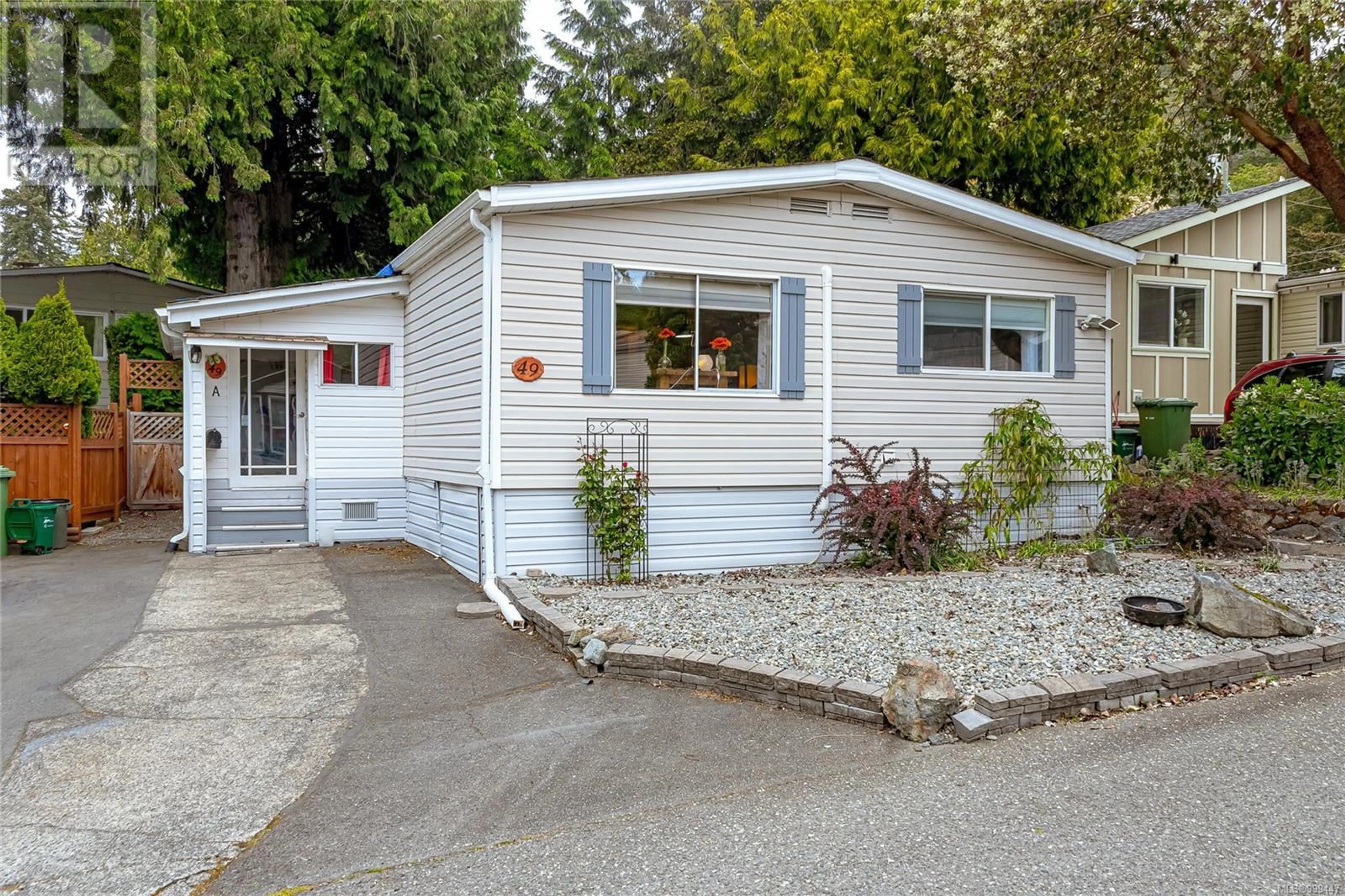 Home with vinyl exterior material, street for 49A - 2587 SELWYN ROAD, Langford British Columbia V9B4V4
