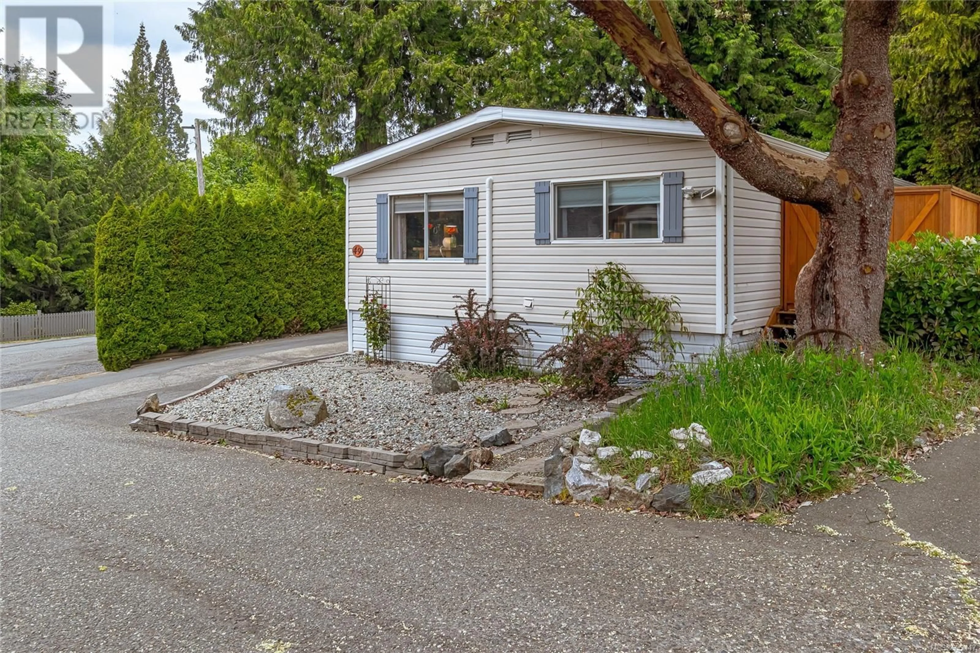 Home with vinyl exterior material, street for 49A - 2587 SELWYN ROAD, Langford British Columbia V9B4V4