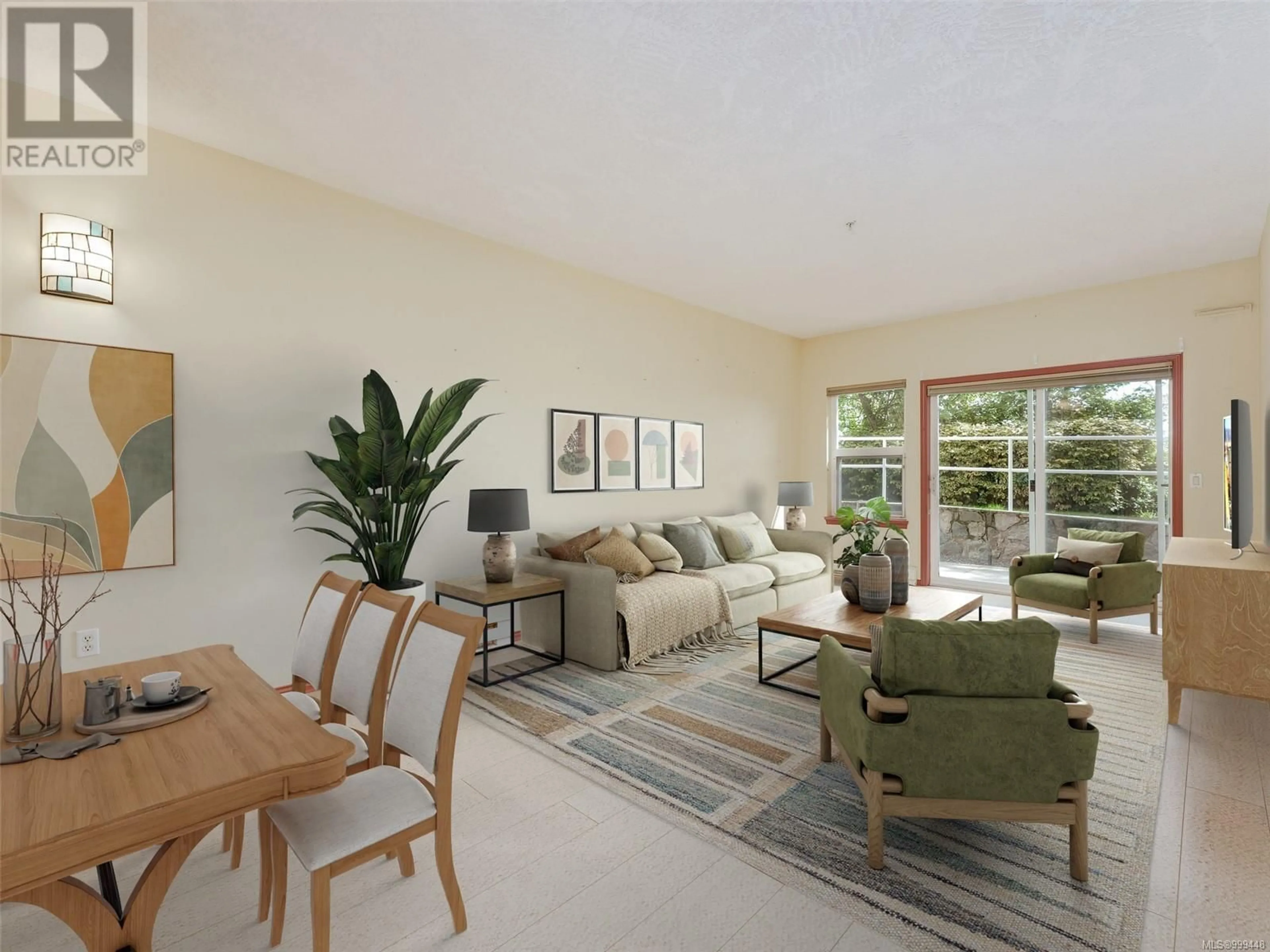 Living room with furniture, unknown for 105 - 1485 GARNET ROAD, Saanich British Columbia V8P5T5