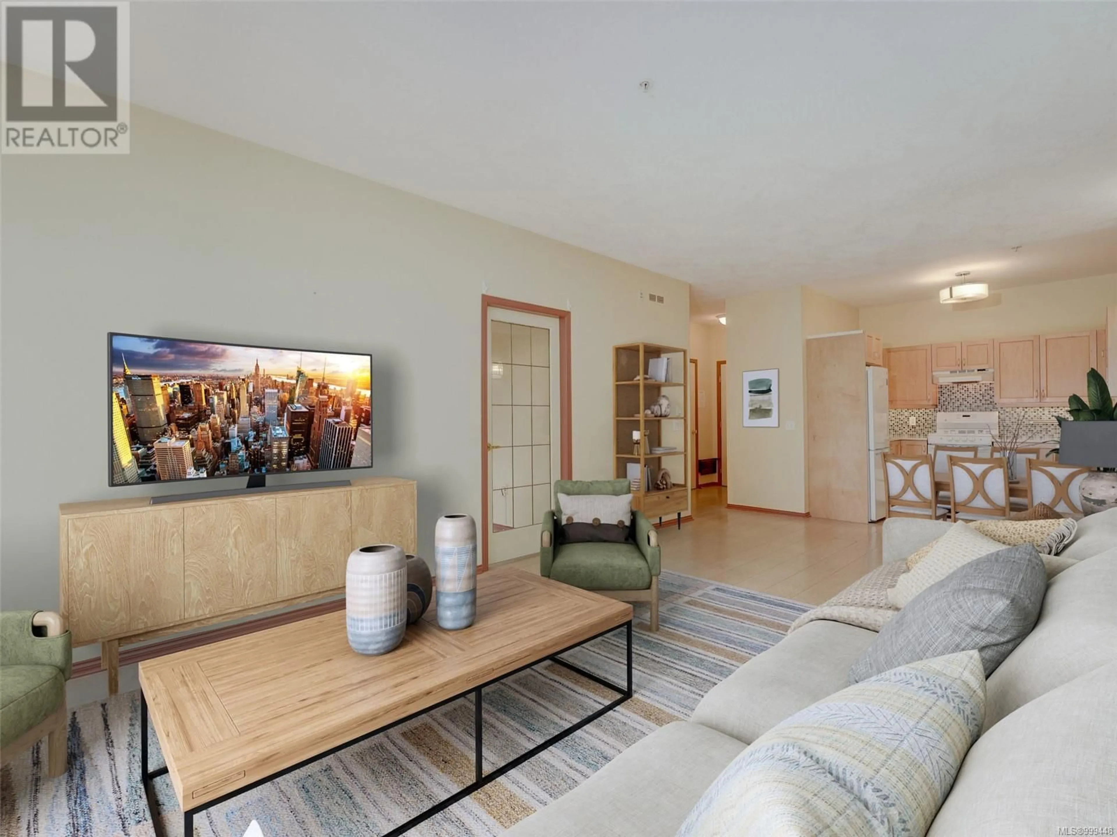 Living room with furniture, unknown for 105 - 1485 GARNET ROAD, Saanich British Columbia V8P5T5