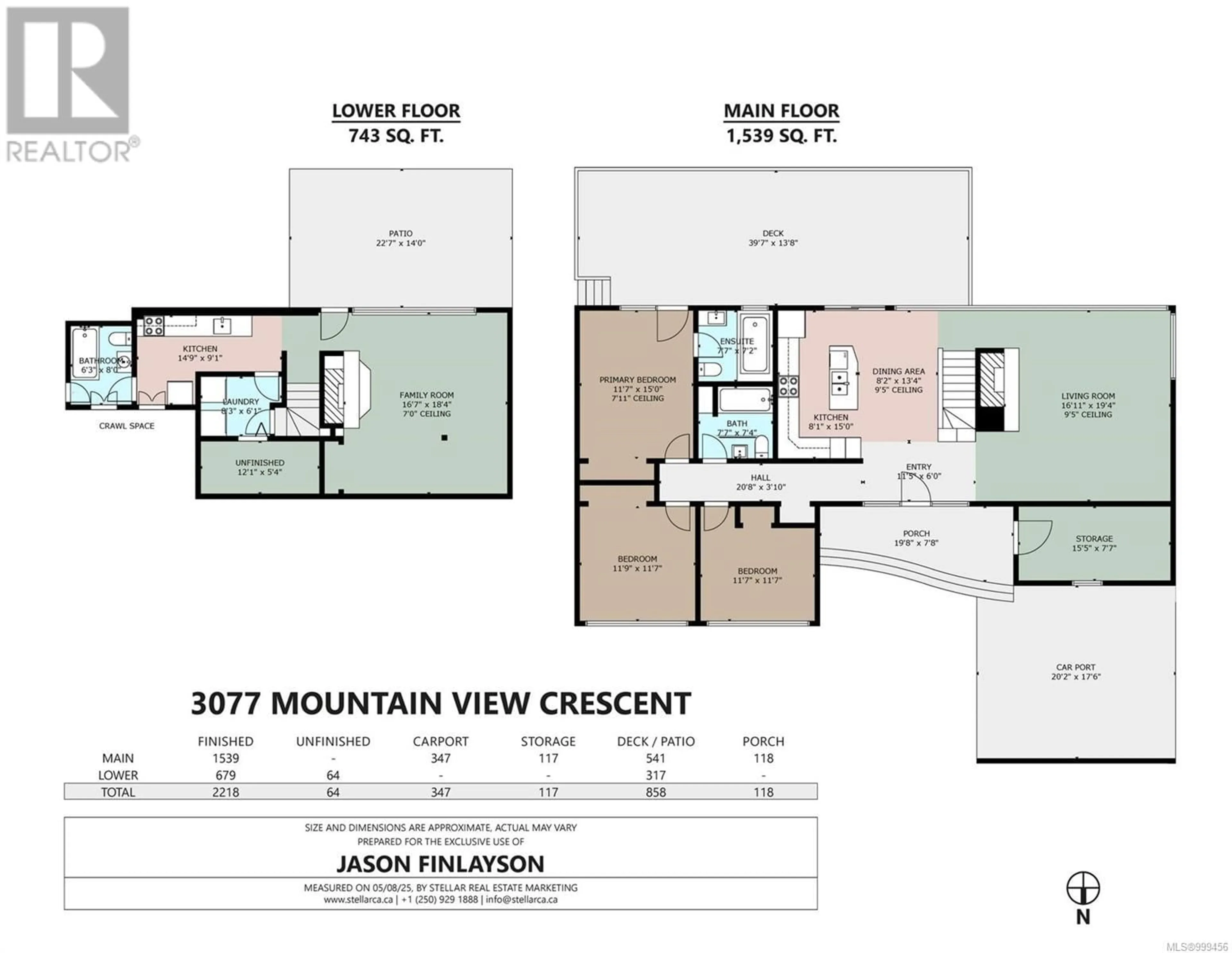 Floor plan for 3077 MOUNTAIN VIEW CRESCENT, Duncan British Columbia V9L6R5