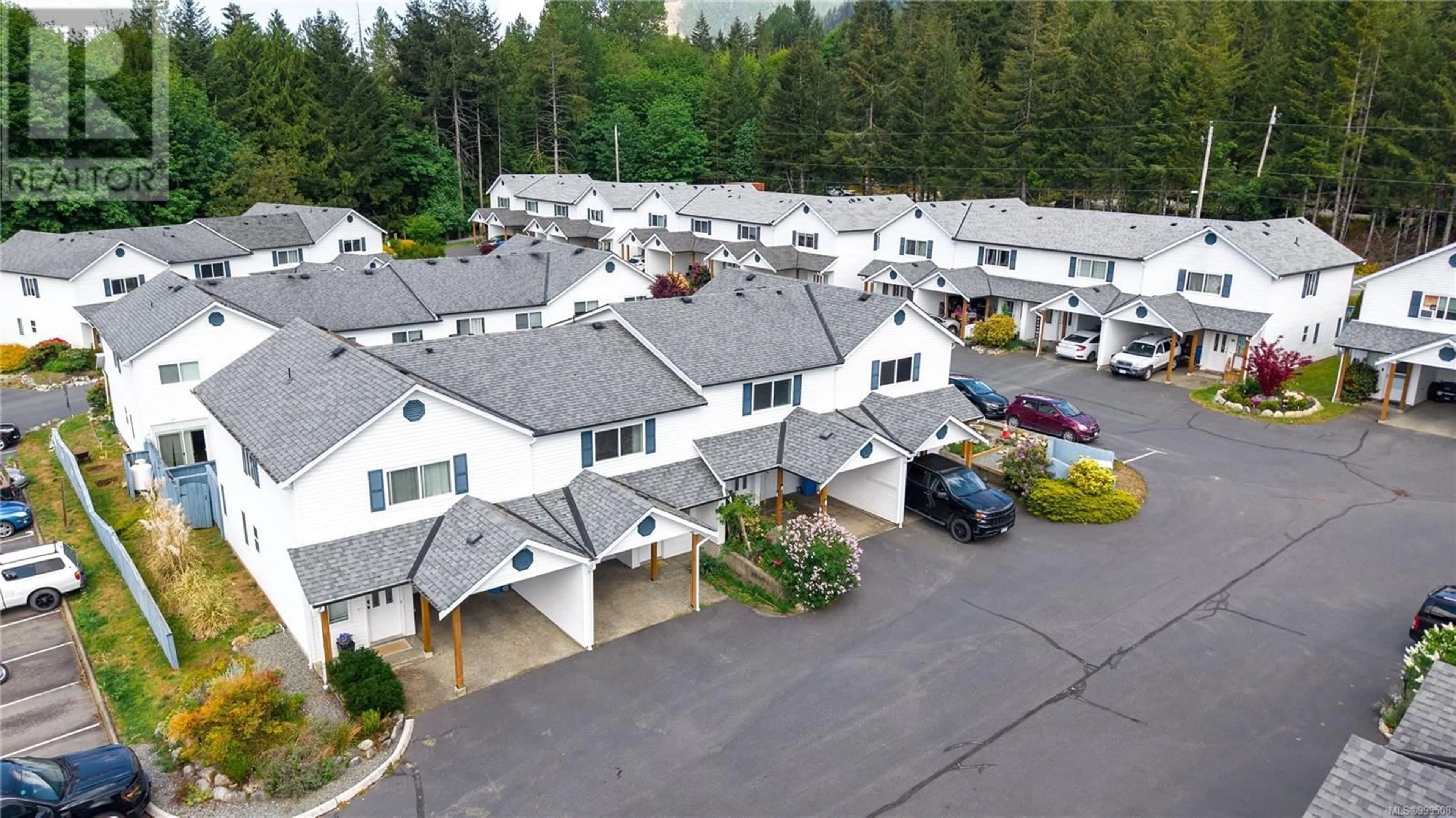 A pic from outside/outdoor area/front of a property/back of a property/a pic from drone, mountain view for 19 - 215 MADILL ROAD, Lake Cowichan British Columbia V0R2G1