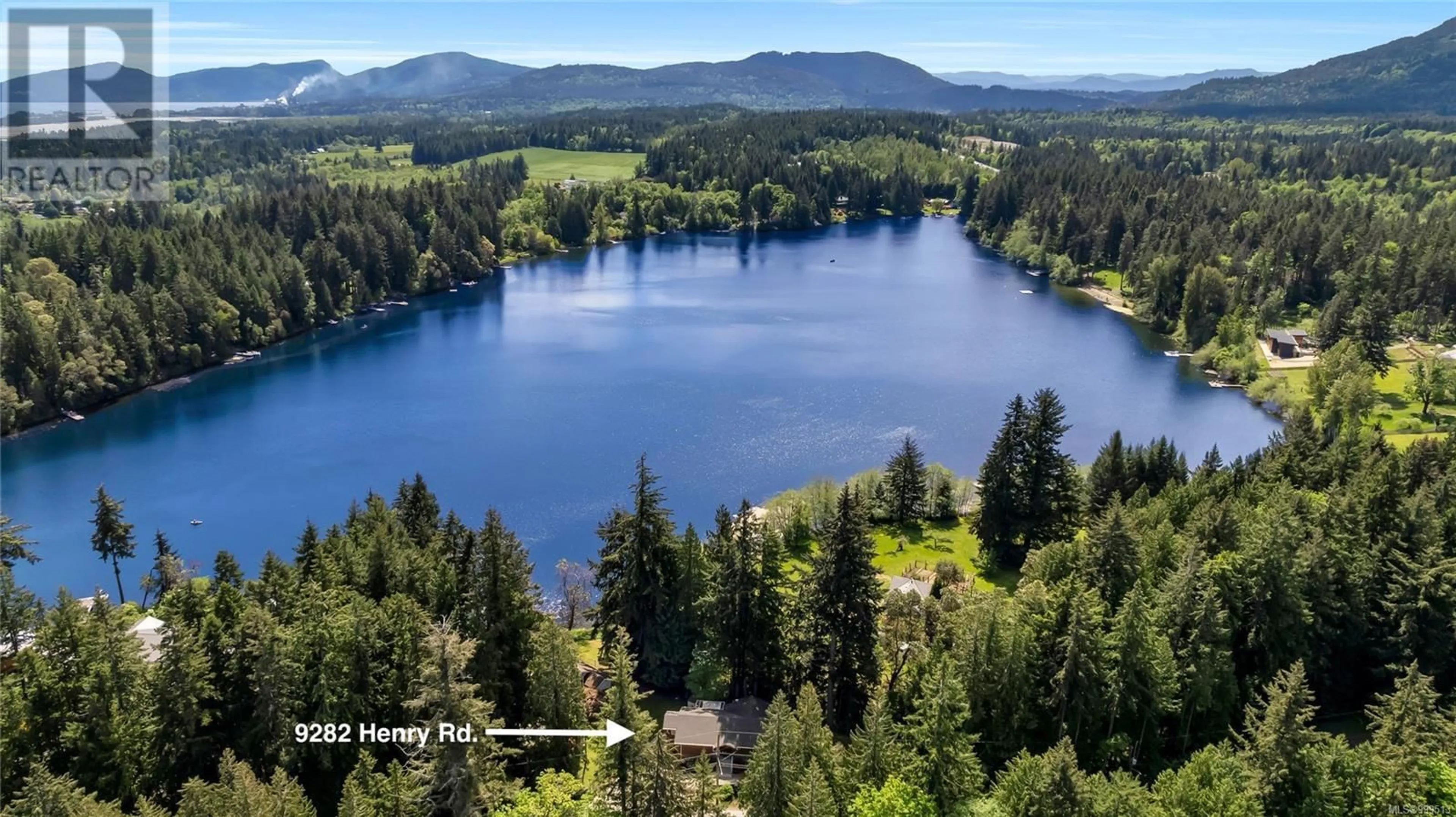 A pic from outside/outdoor area/front of a property/back of a property/a pic from drone, water/lake/river/ocean view for 2982 HENRY ROAD, Chemainus British Columbia V0R1K5