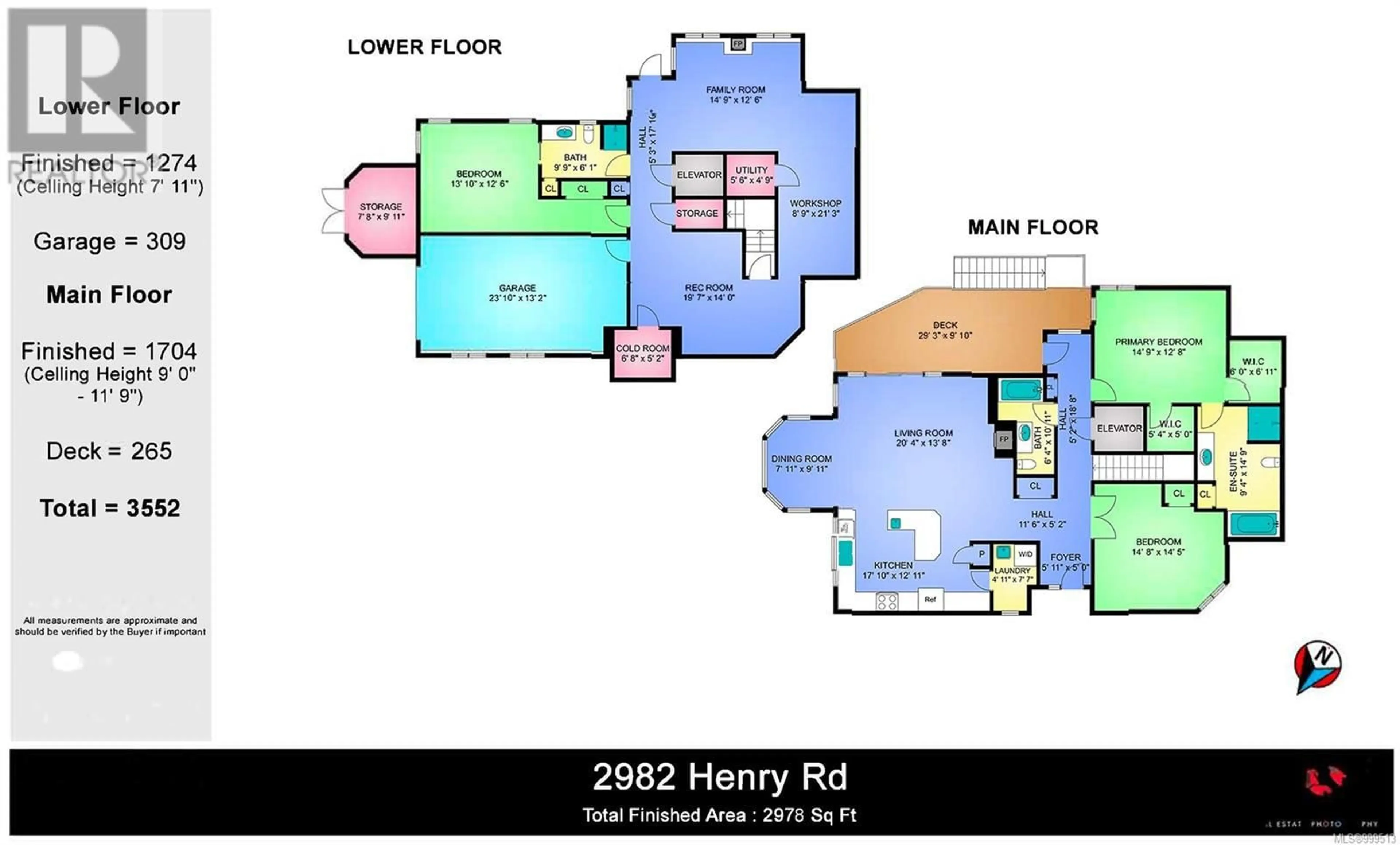 Floor plan for 2982 HENRY ROAD, Chemainus British Columbia V0R1K5
