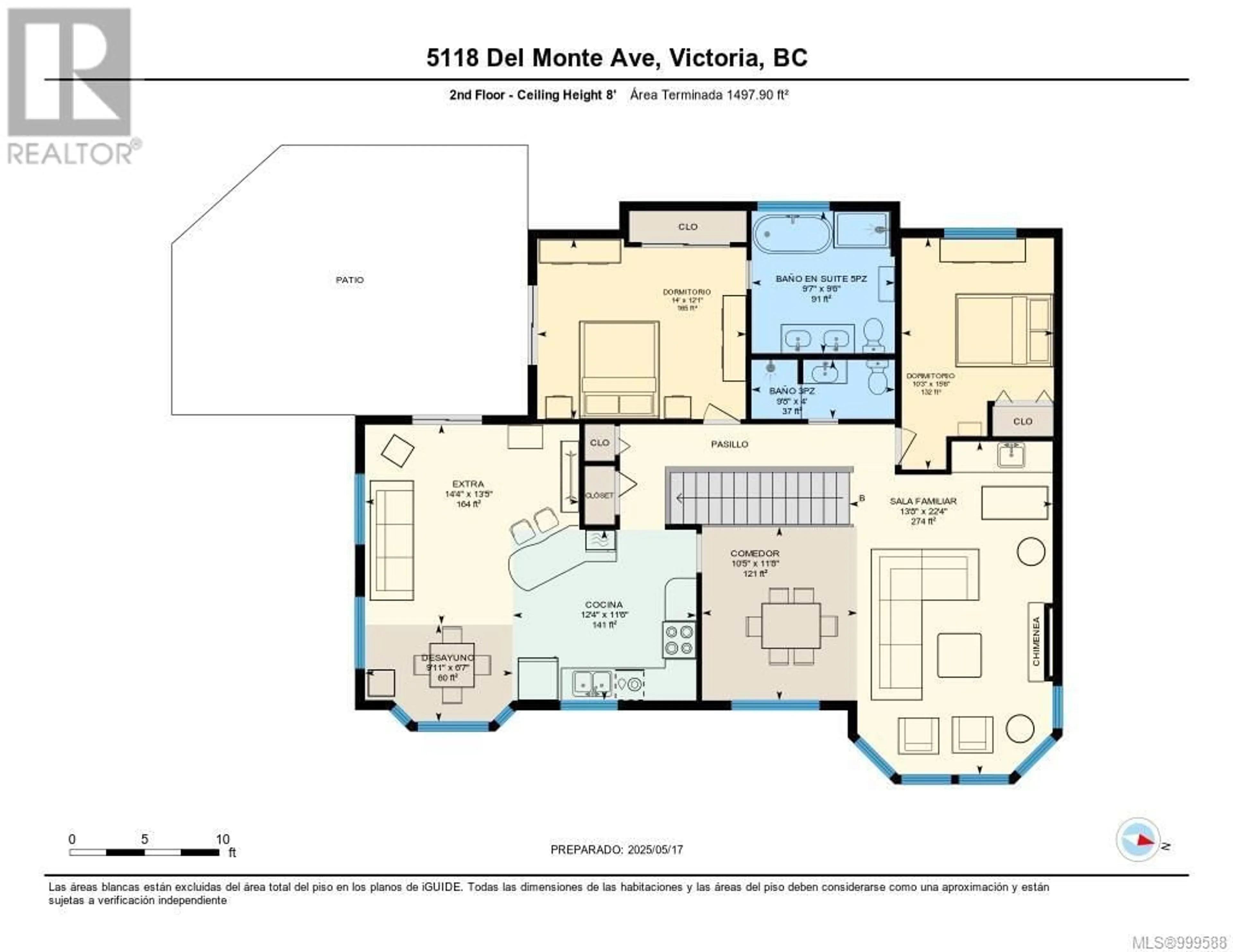 Floor plan for 5118 DEL MONTE AVENUE, Saanich British Columbia V8Y2N7