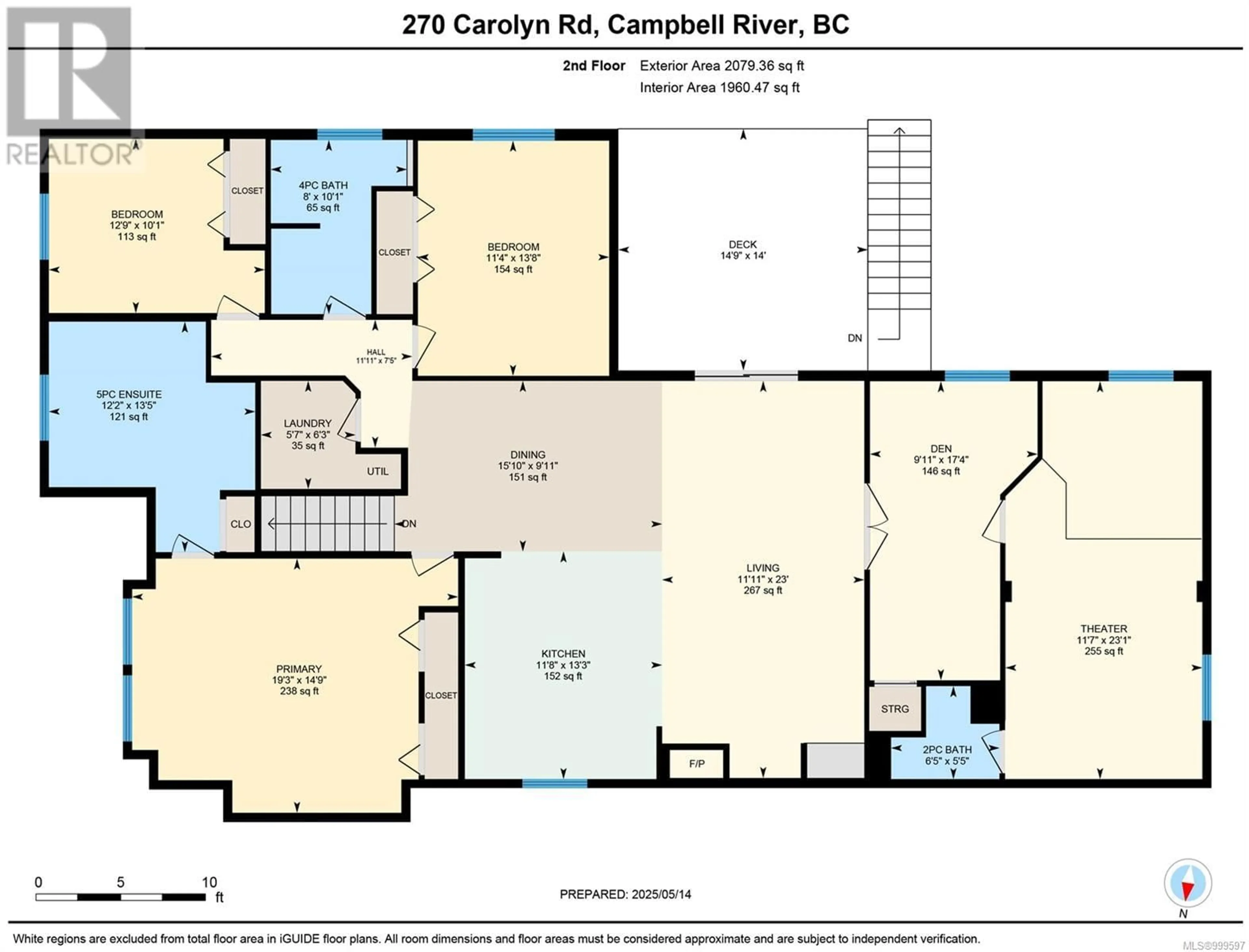 Floor plan for 270 CAROLYN ROAD, Campbell River British Columbia V9W5M6