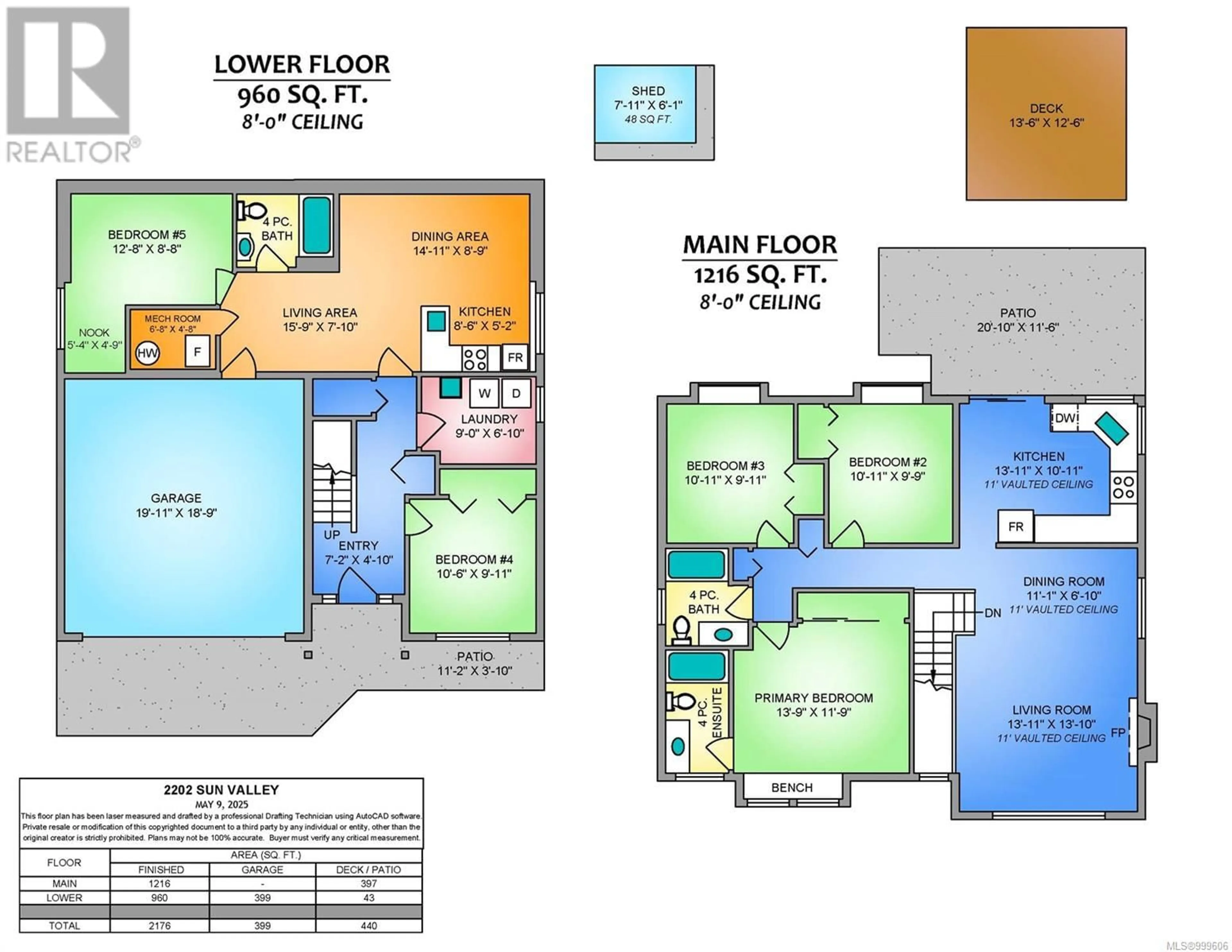 Floor plan for 2202 SUN VALLEY DRIVE, Nanaimo British Columbia V9T6E8