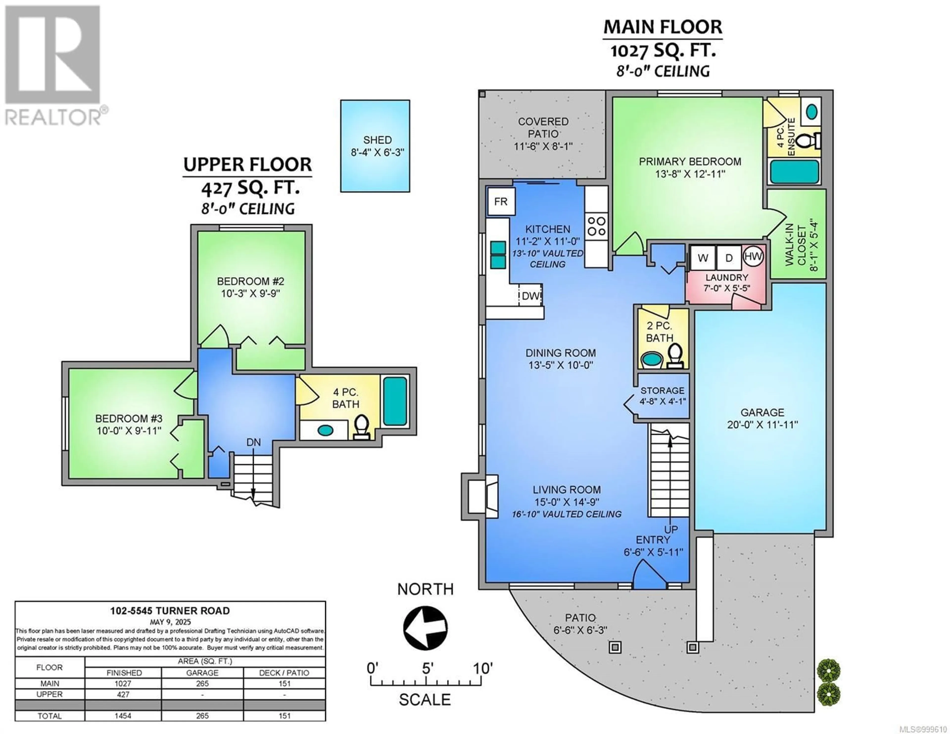 Floor plan for 102 - 5545 TURNER ROAD, Nanaimo British Columbia V9T5M4