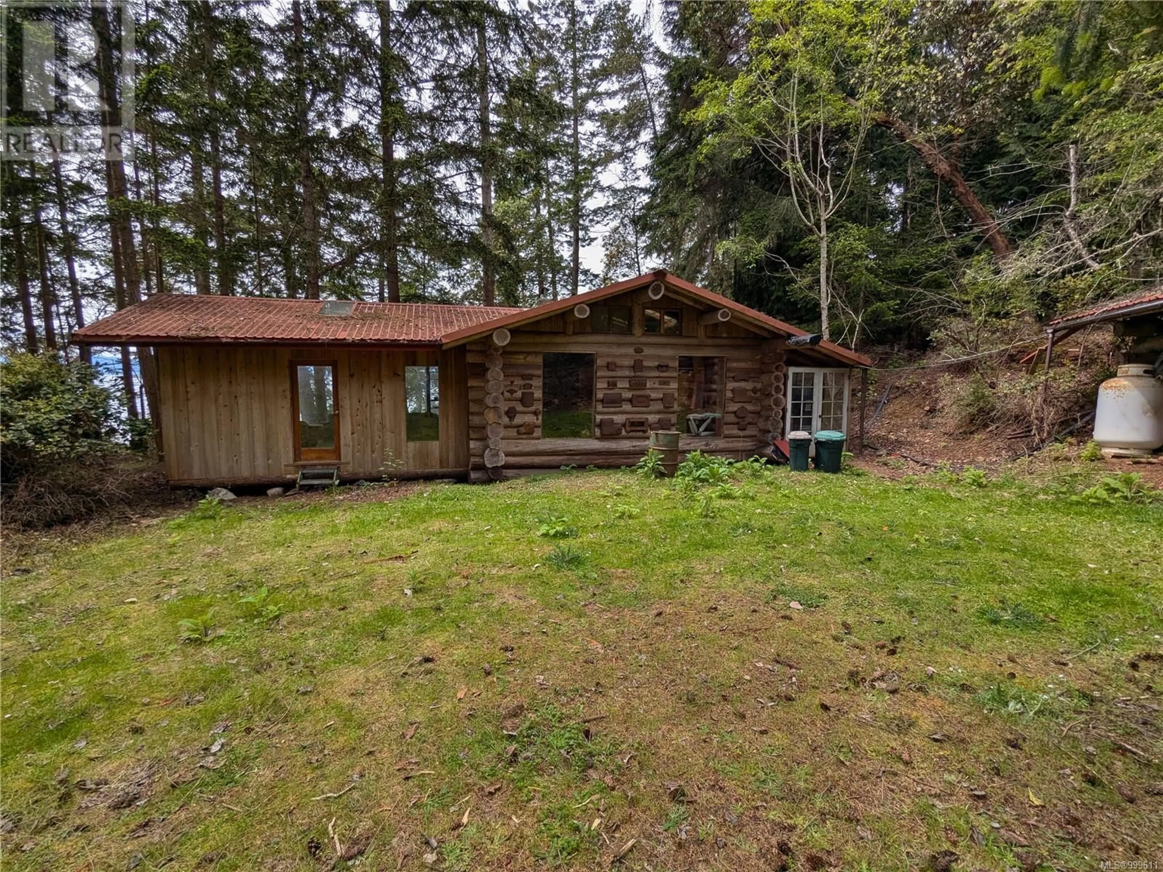 A pic from outside/outdoor area/front of a property/back of a property/a pic from drone, forest/trees view for Lot 3 GRANT ROAD, Lasqueti Island British Columbia V0R2J0