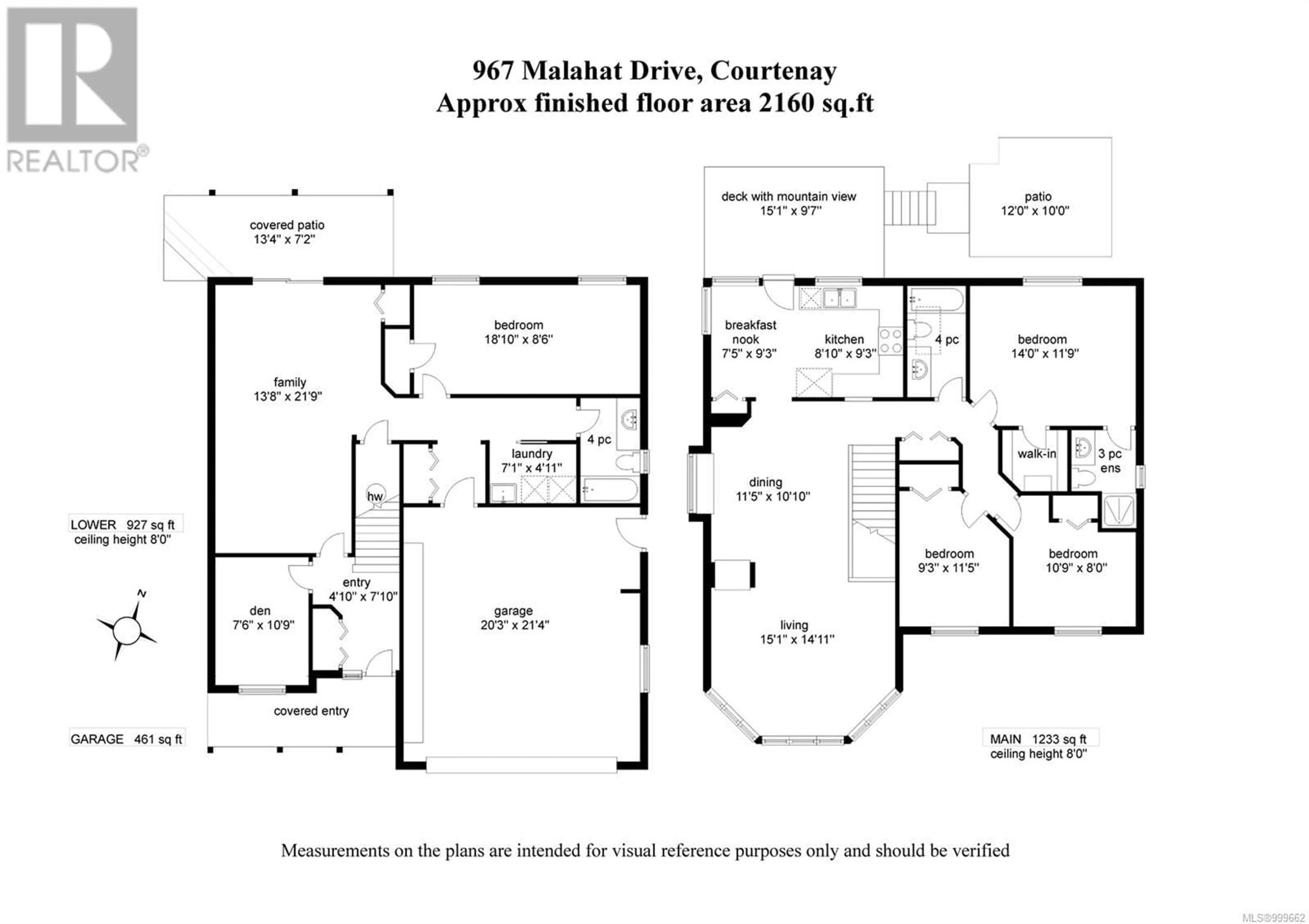 Floor plan for 967 MALAHAT DRIVE, Courtenay British Columbia V9N9E3