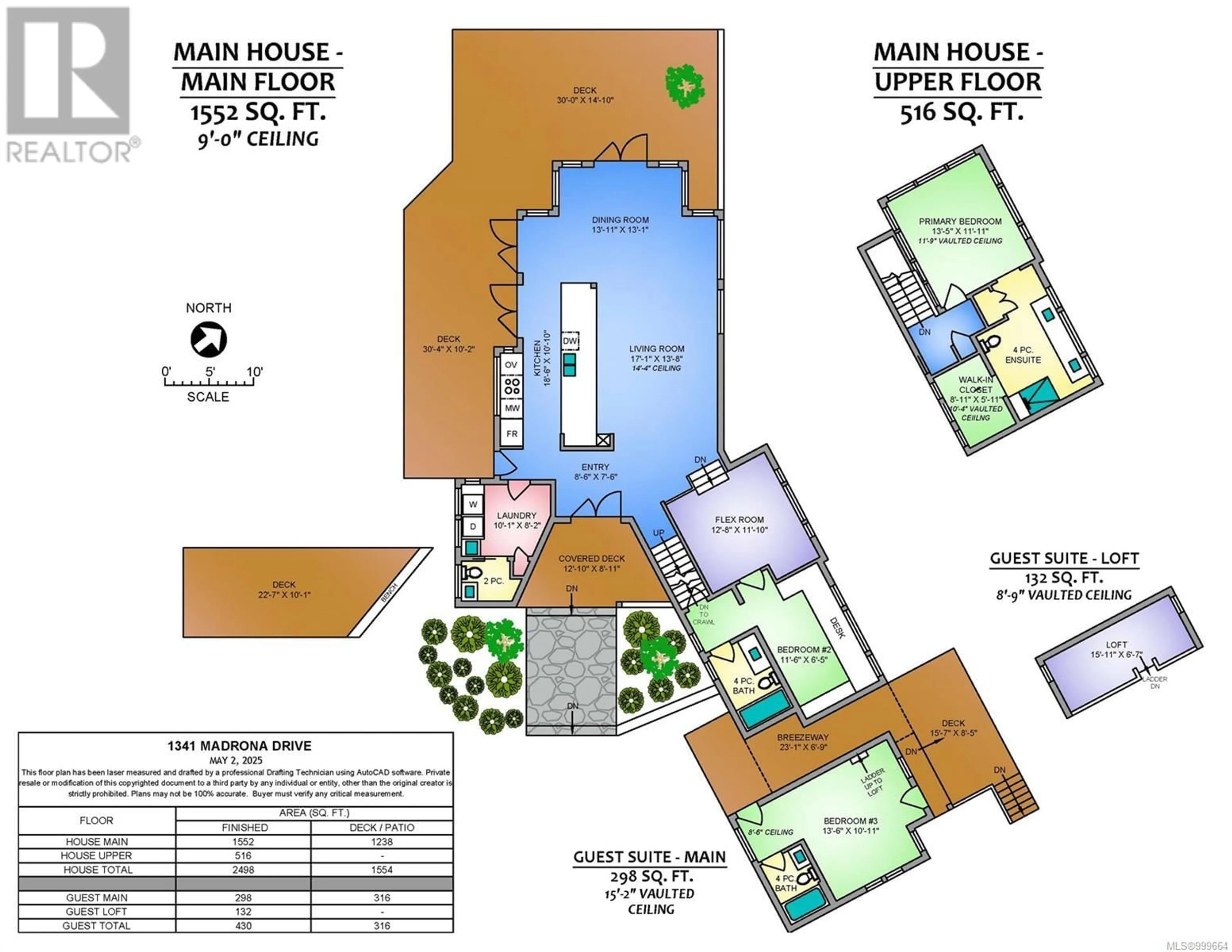 Floor plan for 1341 MADRONA DRIVE, Nanoose Bay British Columbia V9P9C9