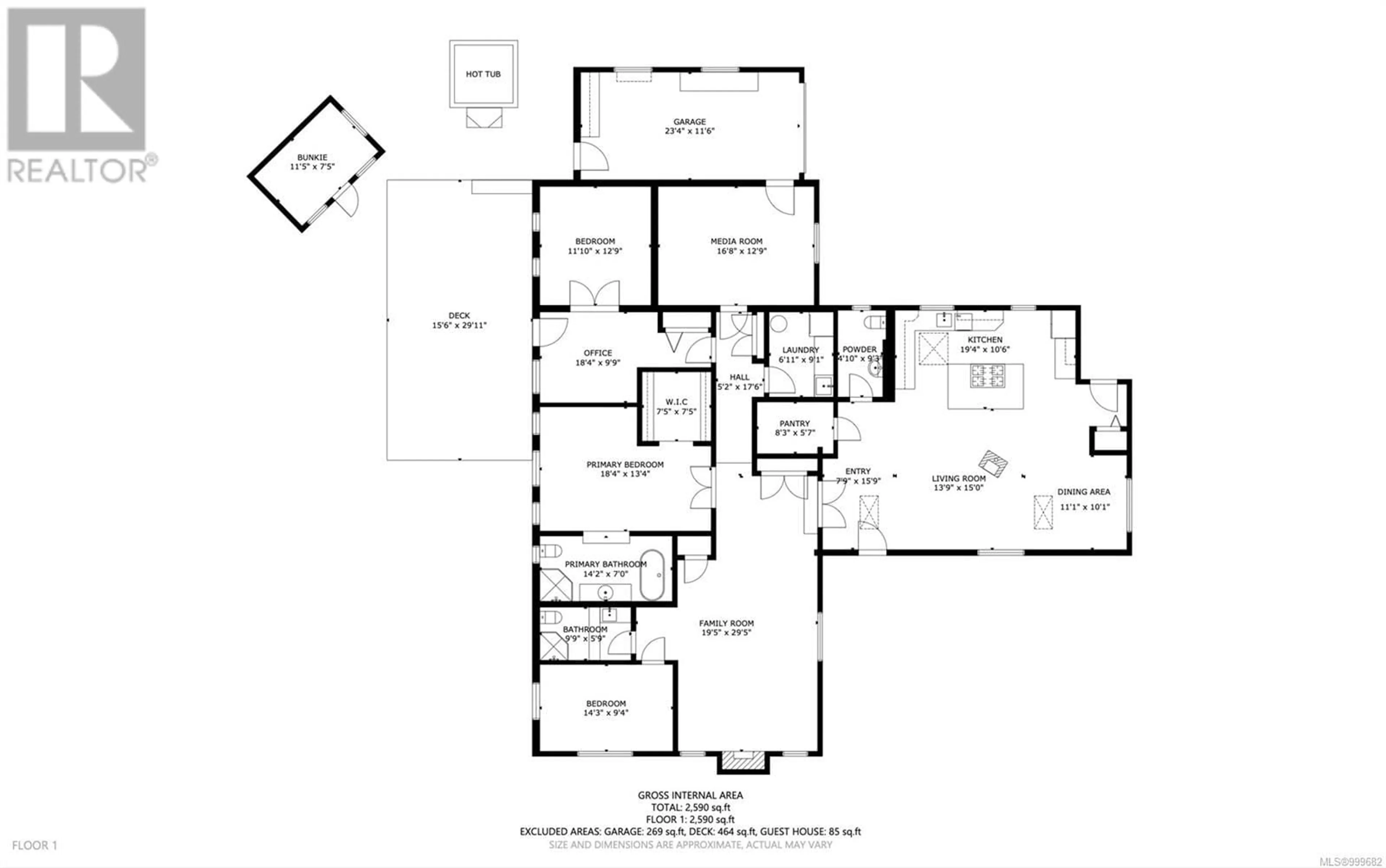 Floor plan for 1126 NORTH ROAD, Gabriola Island British Columbia V0R1X3