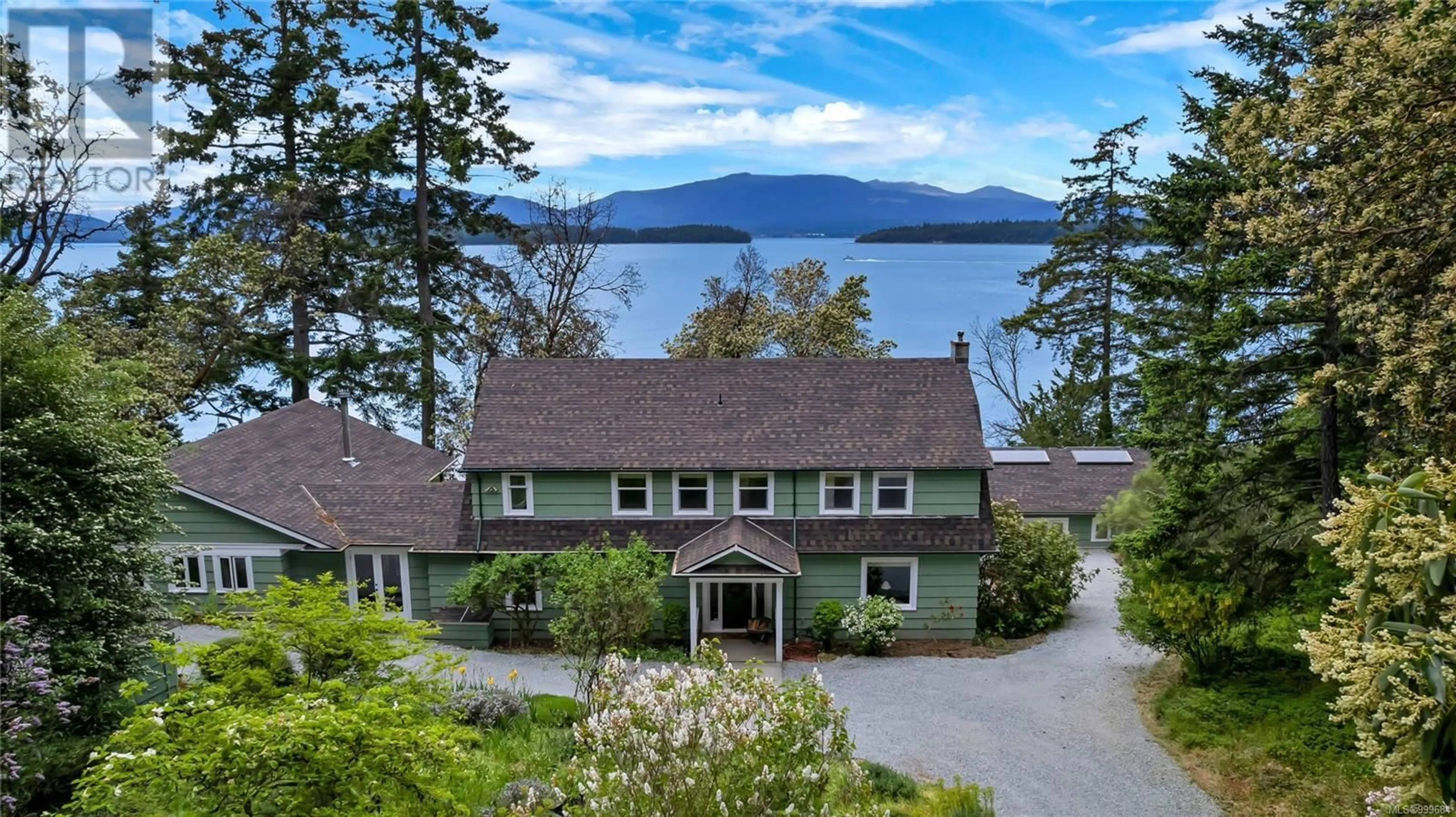 A pic from outside/outdoor area/front of a property/back of a property/a pic from drone, water/lake/river/ocean view for 2860 SOUTHEY POINT ROAD, Salt Spring British Columbia V8K1A2