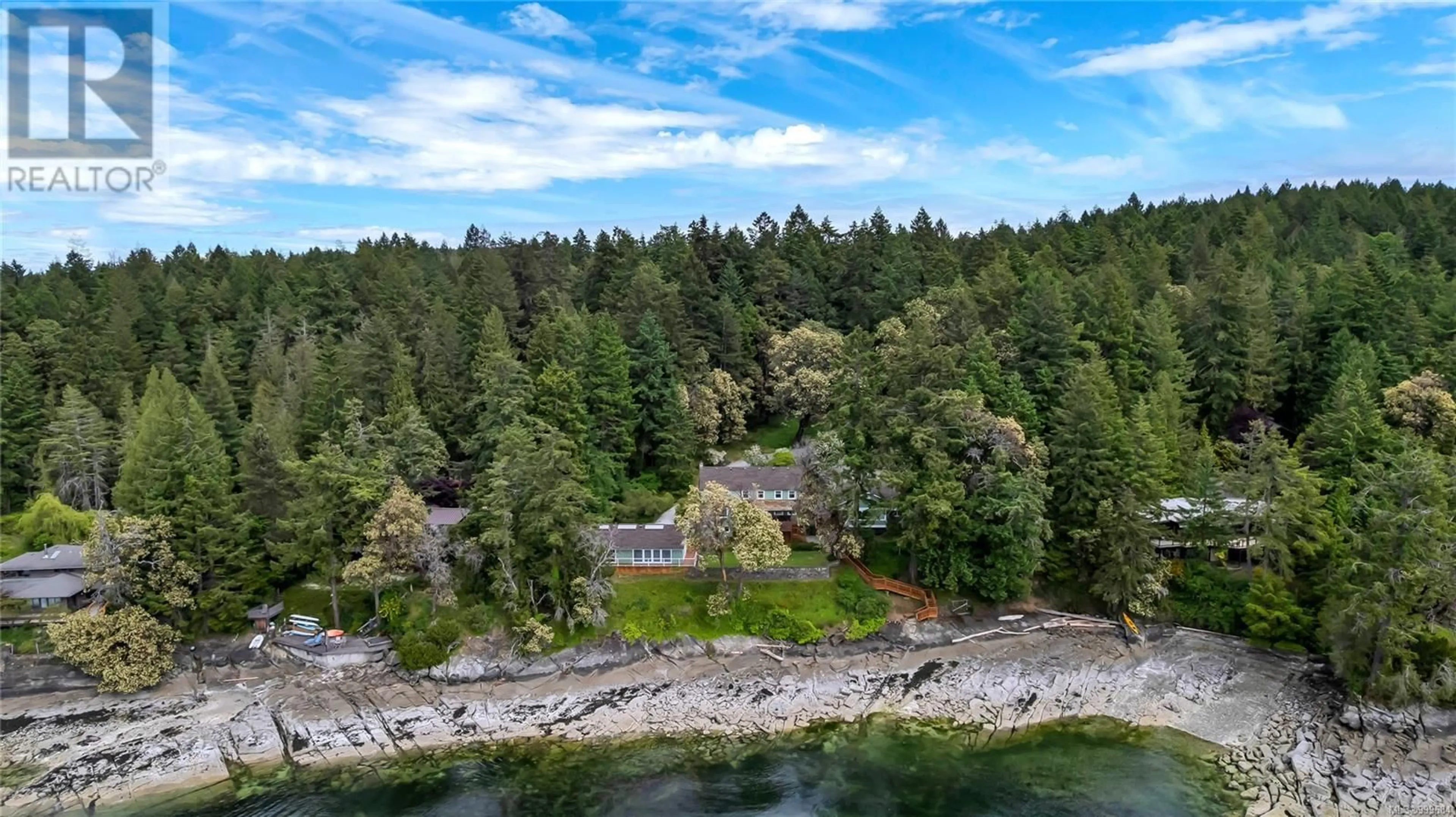 A pic from outside/outdoor area/front of a property/back of a property/a pic from drone, water/lake/river/ocean view for 2860 SOUTHEY POINT ROAD, Salt Spring British Columbia V8K1A2