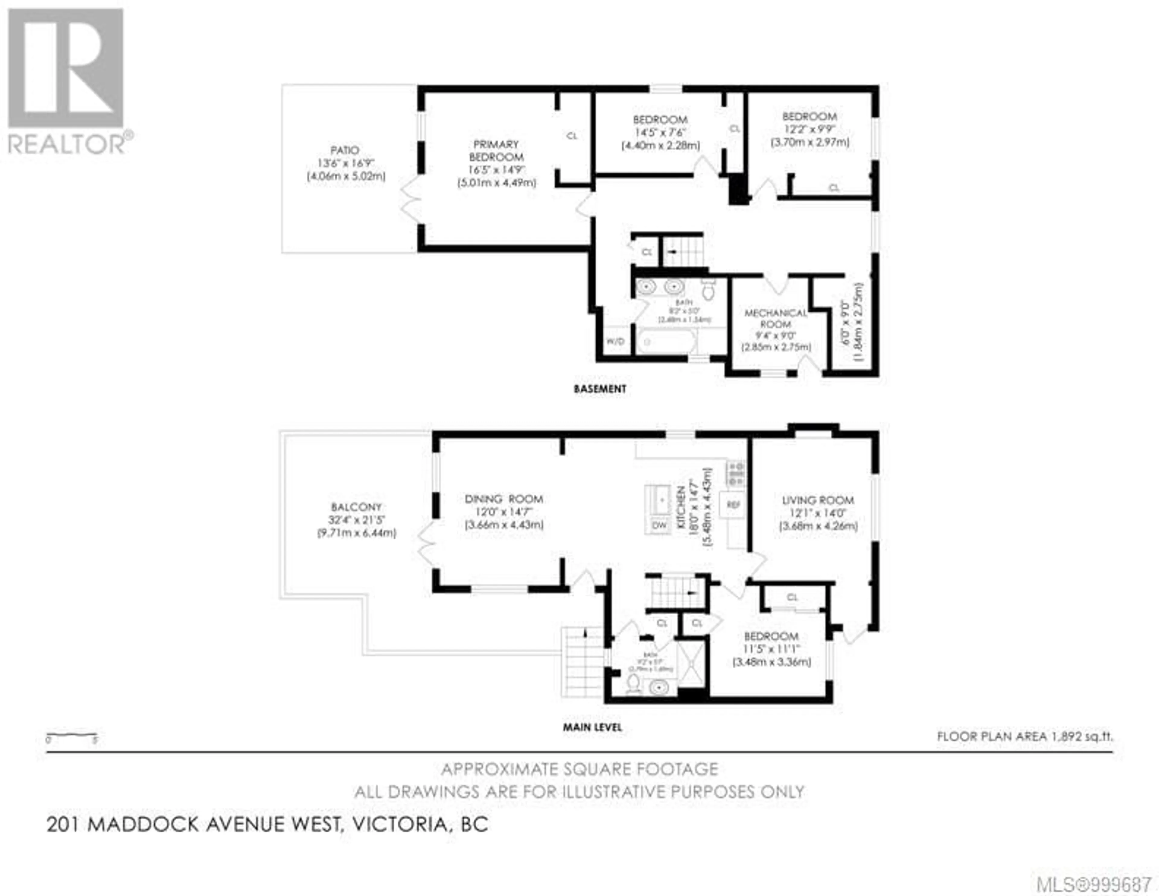 Floor plan for 201 MADDOCK AVENUE WEST, Saanich British Columbia V9A1G7
