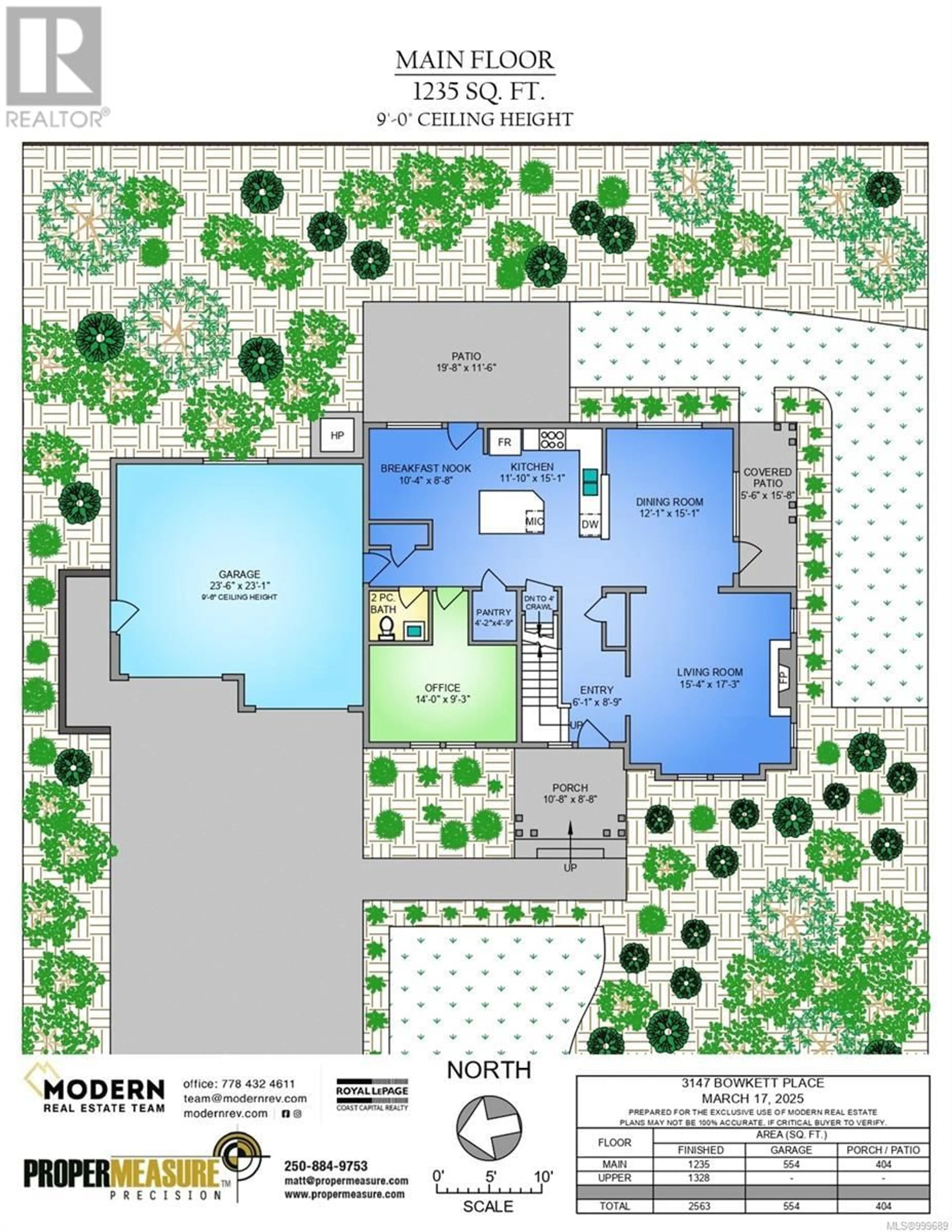 Floor plan for 3147 BOWKETT PLACE, Saanich British Columbia V8Z1K9