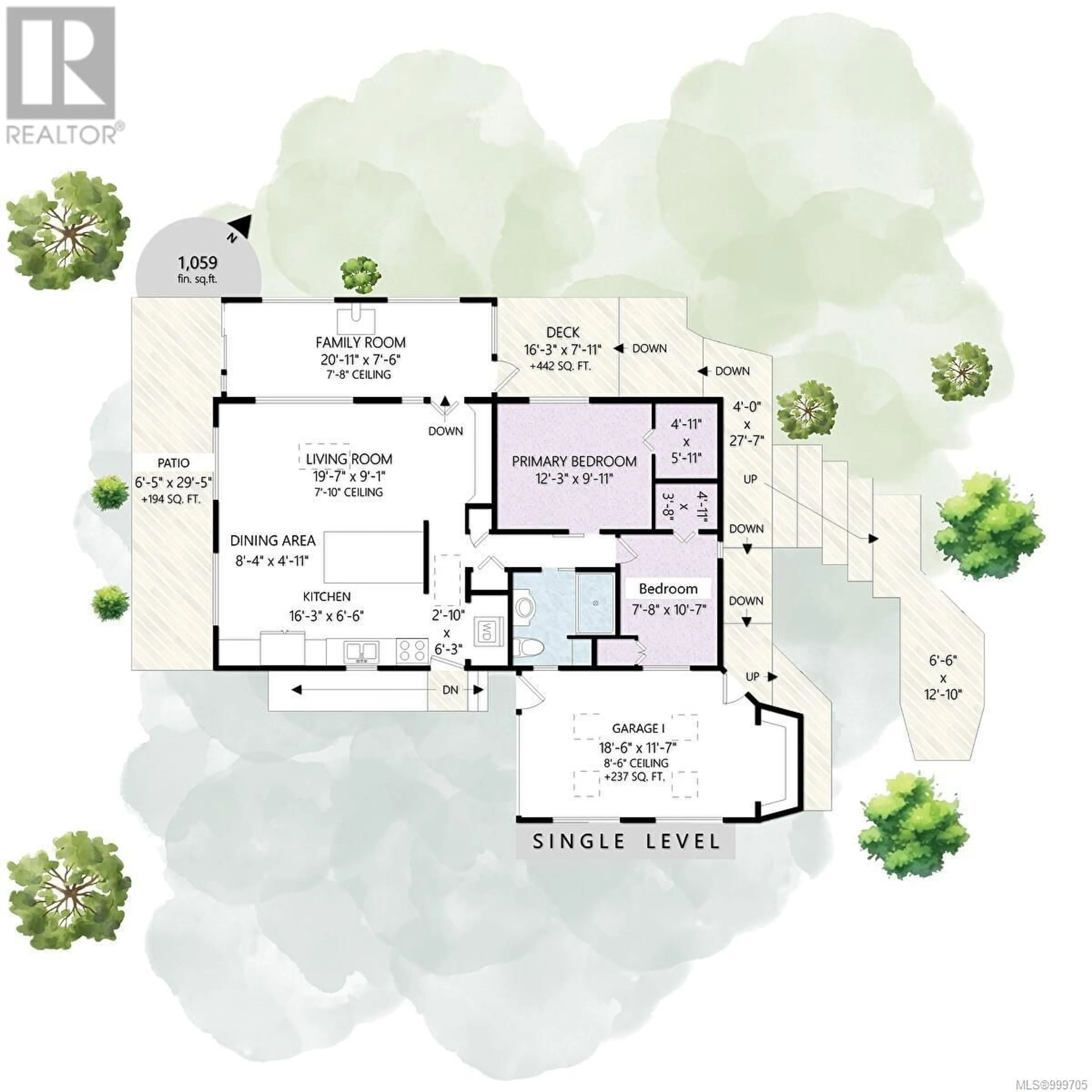 Floor plan for 50 - 2500 FLORENCE LAKE ROAD, Langford British Columbia V9B4H2