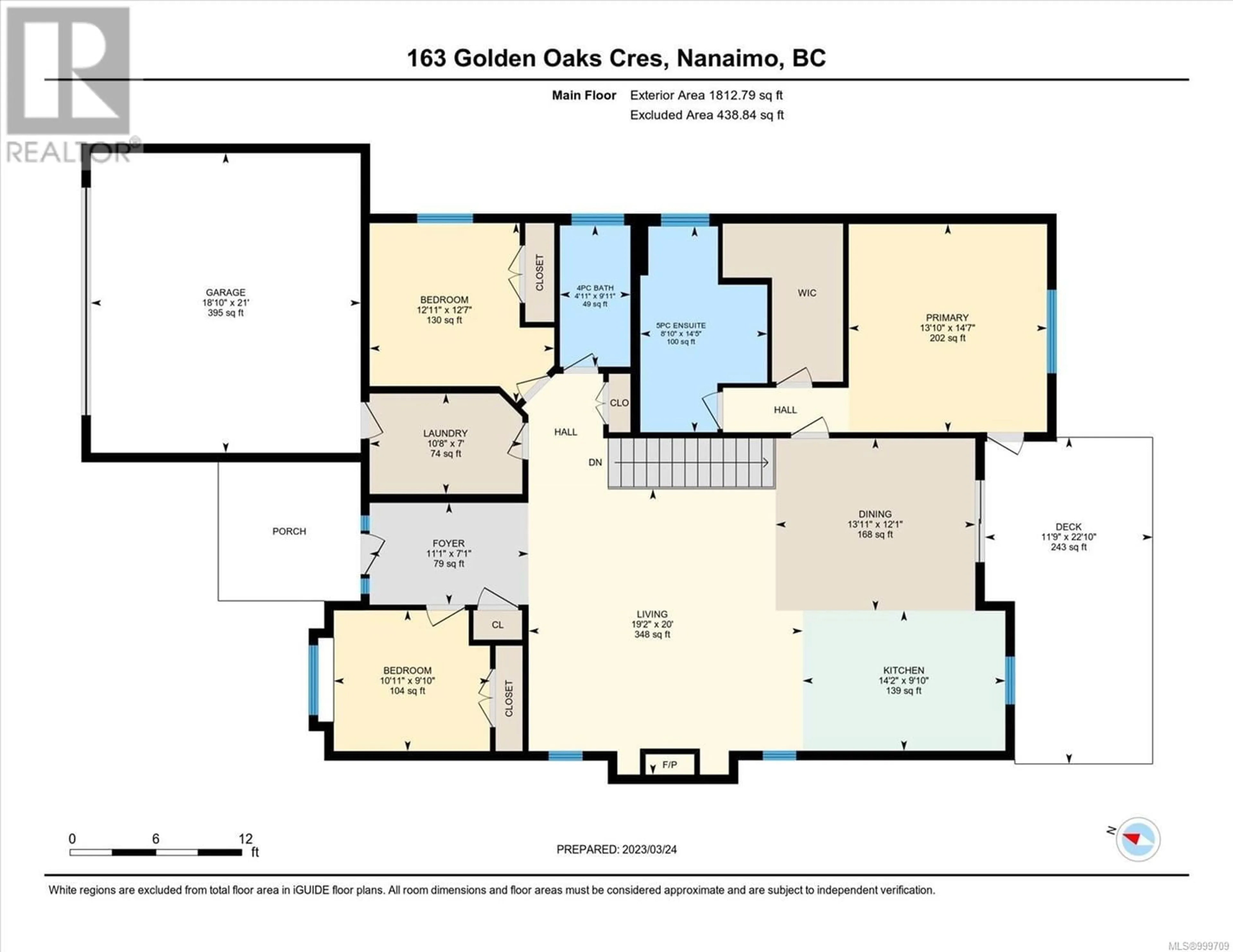 Floor plan for 163 GOLDEN OAKS CRESCENT, Nanaimo British Columbia V9T0K8